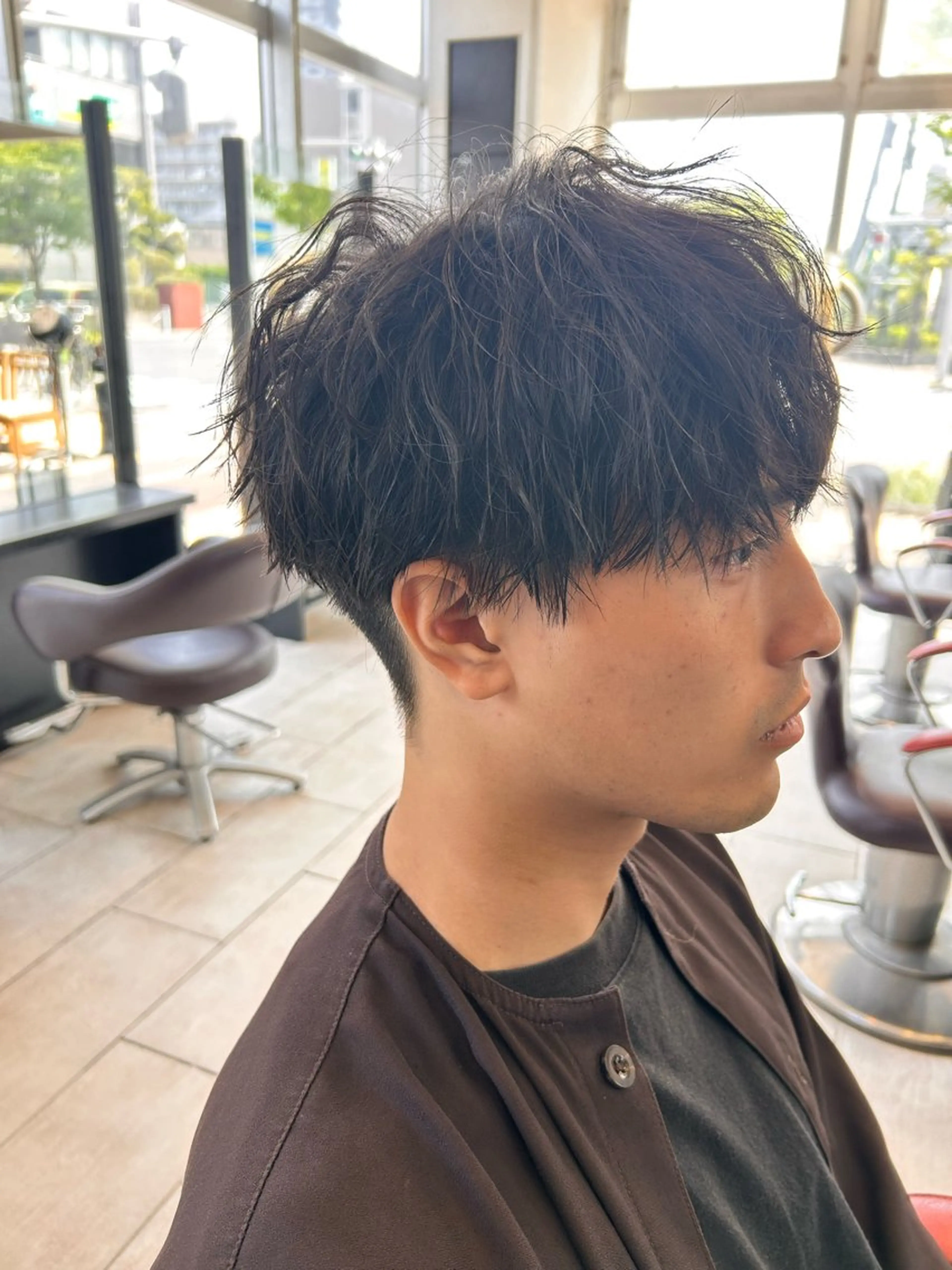 ミディアム メンズ カット EARTH大宮宮原店所属・🔥メンズ特化🔥 rikuのヘアスタイル