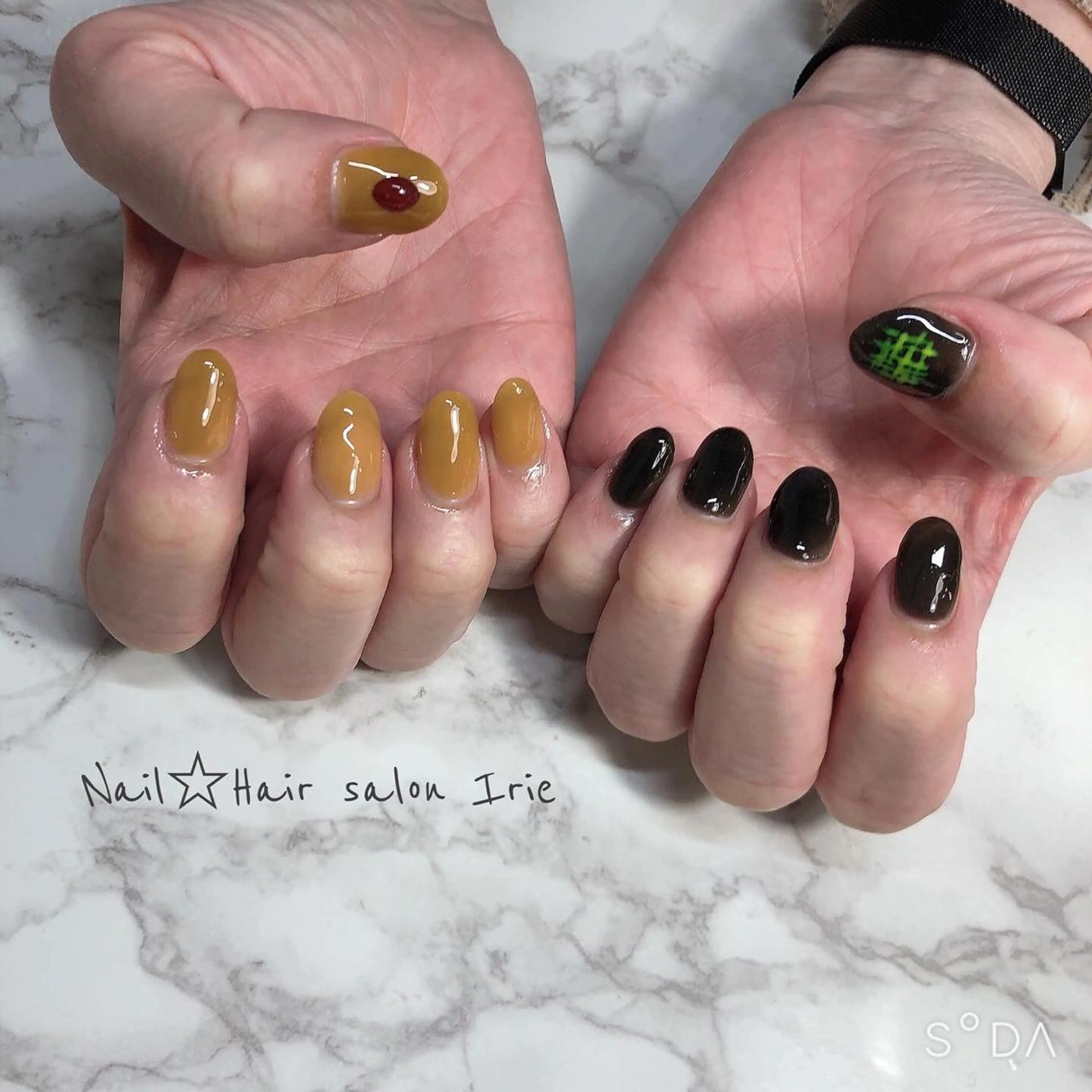ネイル ハンドネイル ハンドケア Hair salon Irie所属・與儀 知佳のネイルデザイン