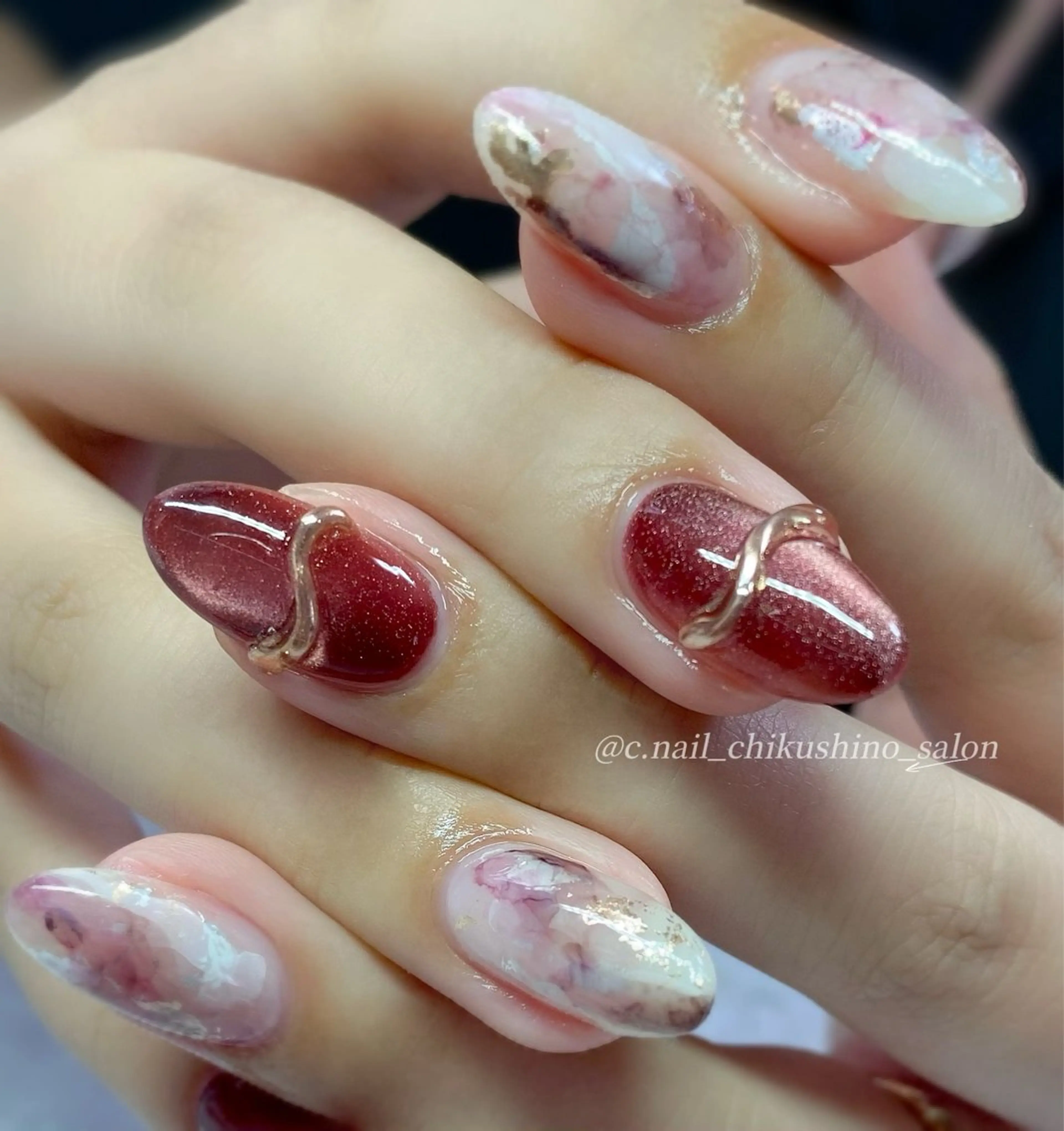 ネイル ハンドネイル C.Nail &EYE筑紫駅のネイルデザイン