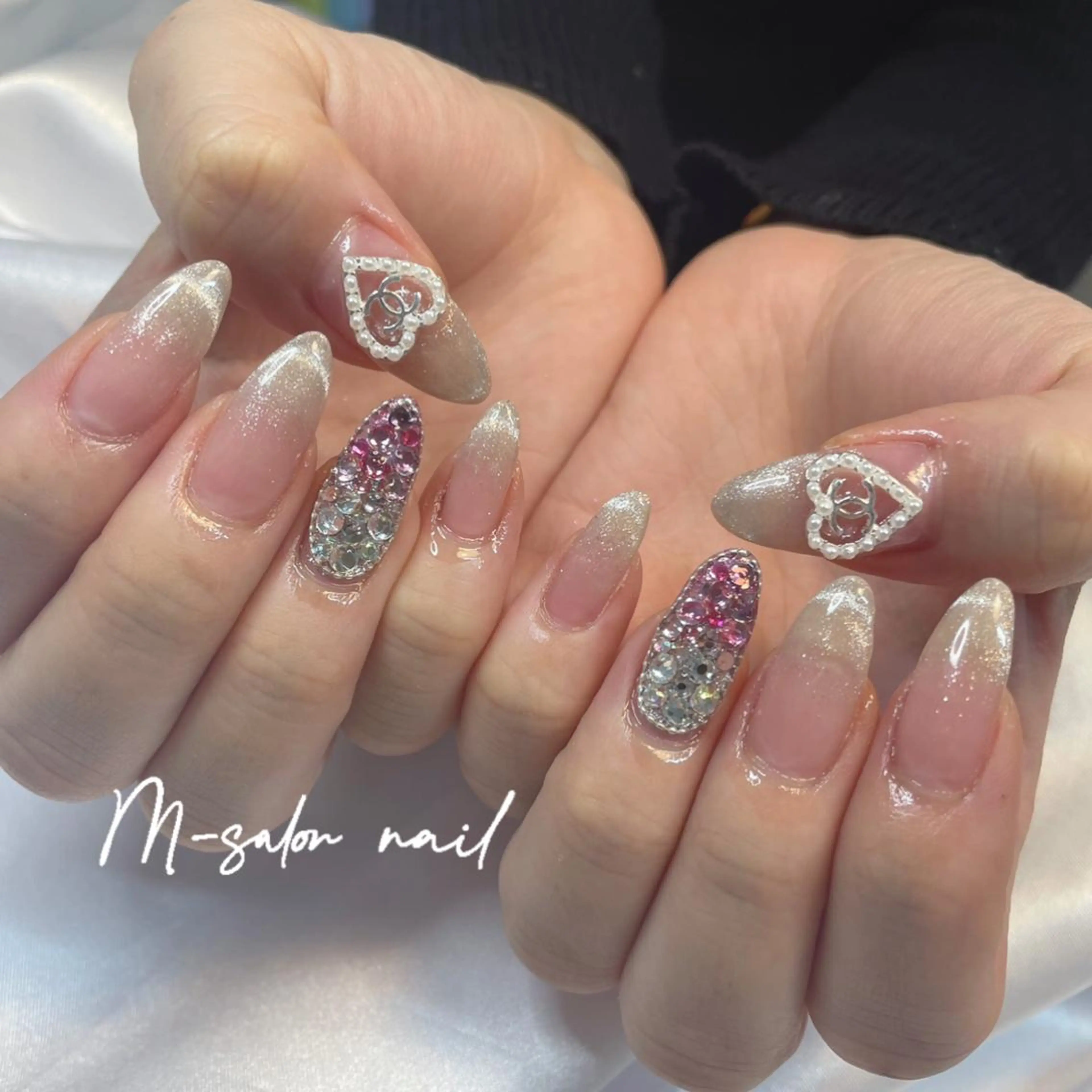 ネイル ハンドネイル 韓国/網紅/パーツ M-salonのネイルデザイン