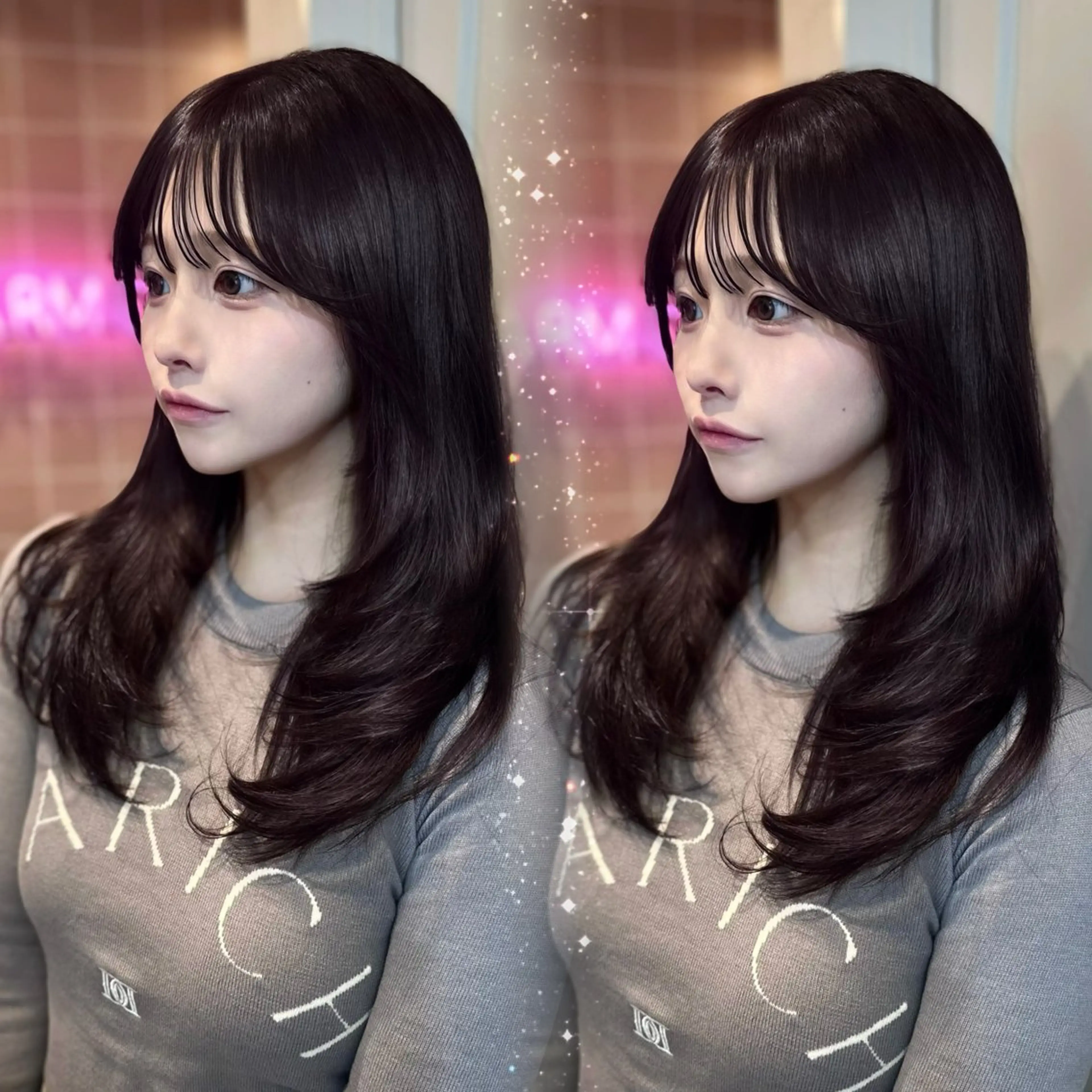 ロング カラー ワンホン🎀韓国ヘア 💞新宿/GAKUのヘアスタイル