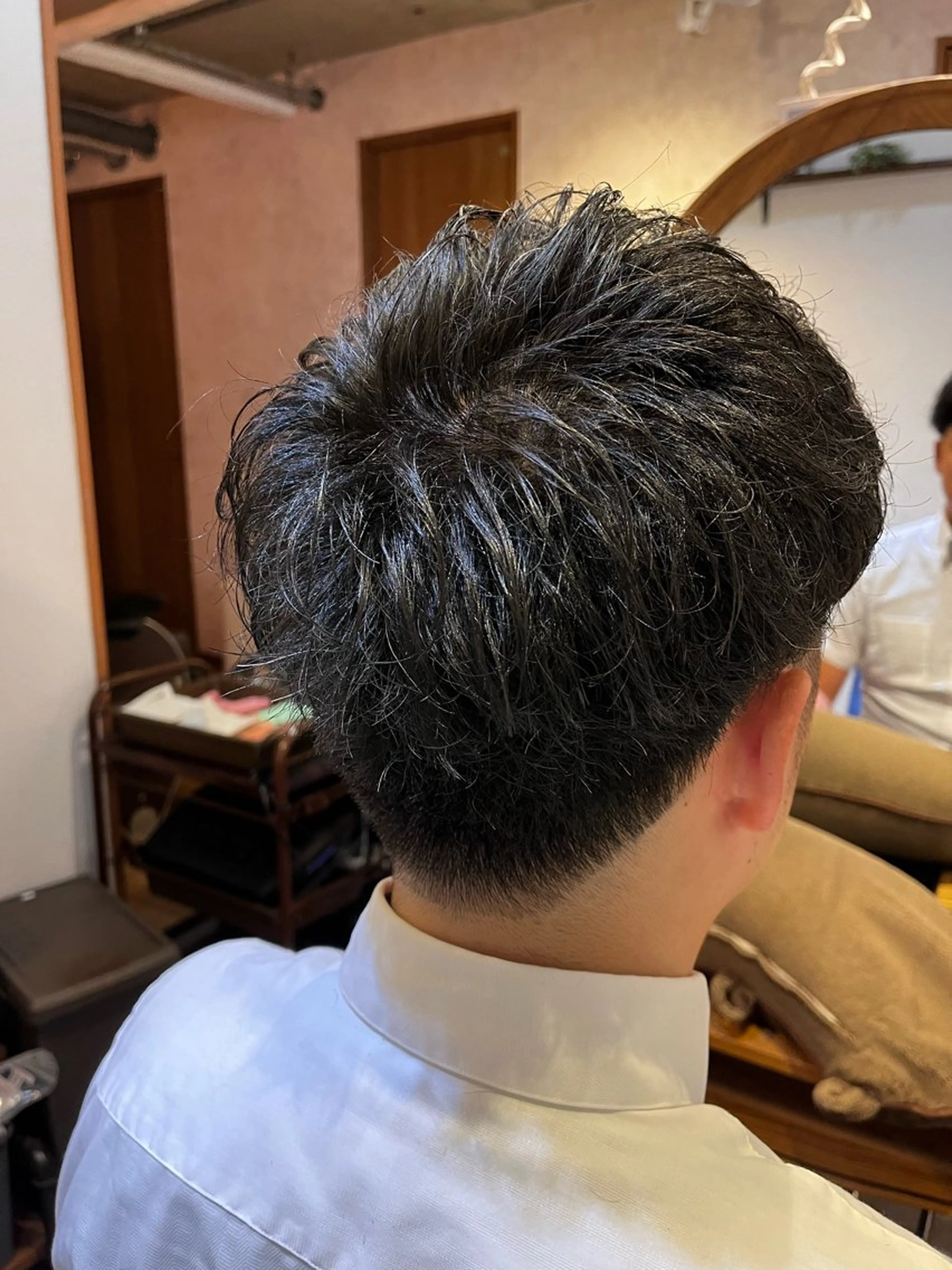 ショート メンズ カット ヘアセット Hair   relaxation drop大森所属・佐藤槙哉 サトウシンヤのヘアスタイル