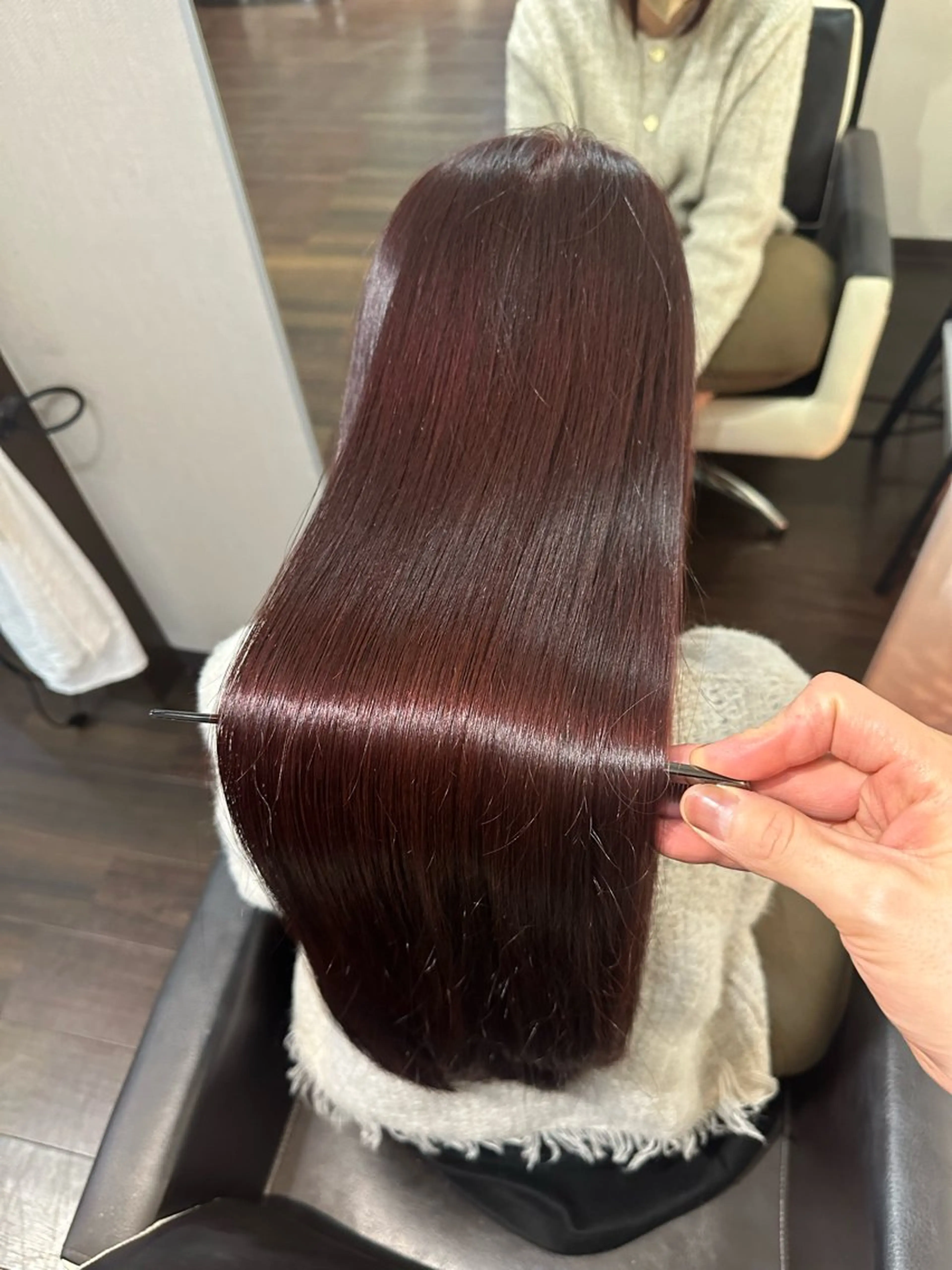 ロング カラー カット ヘアカラー トリートメント ヘッドスパ youres hair 東口店所属・🌸ULTOWA🌸 髪質改善/縮毛/店長のヘアスタイル