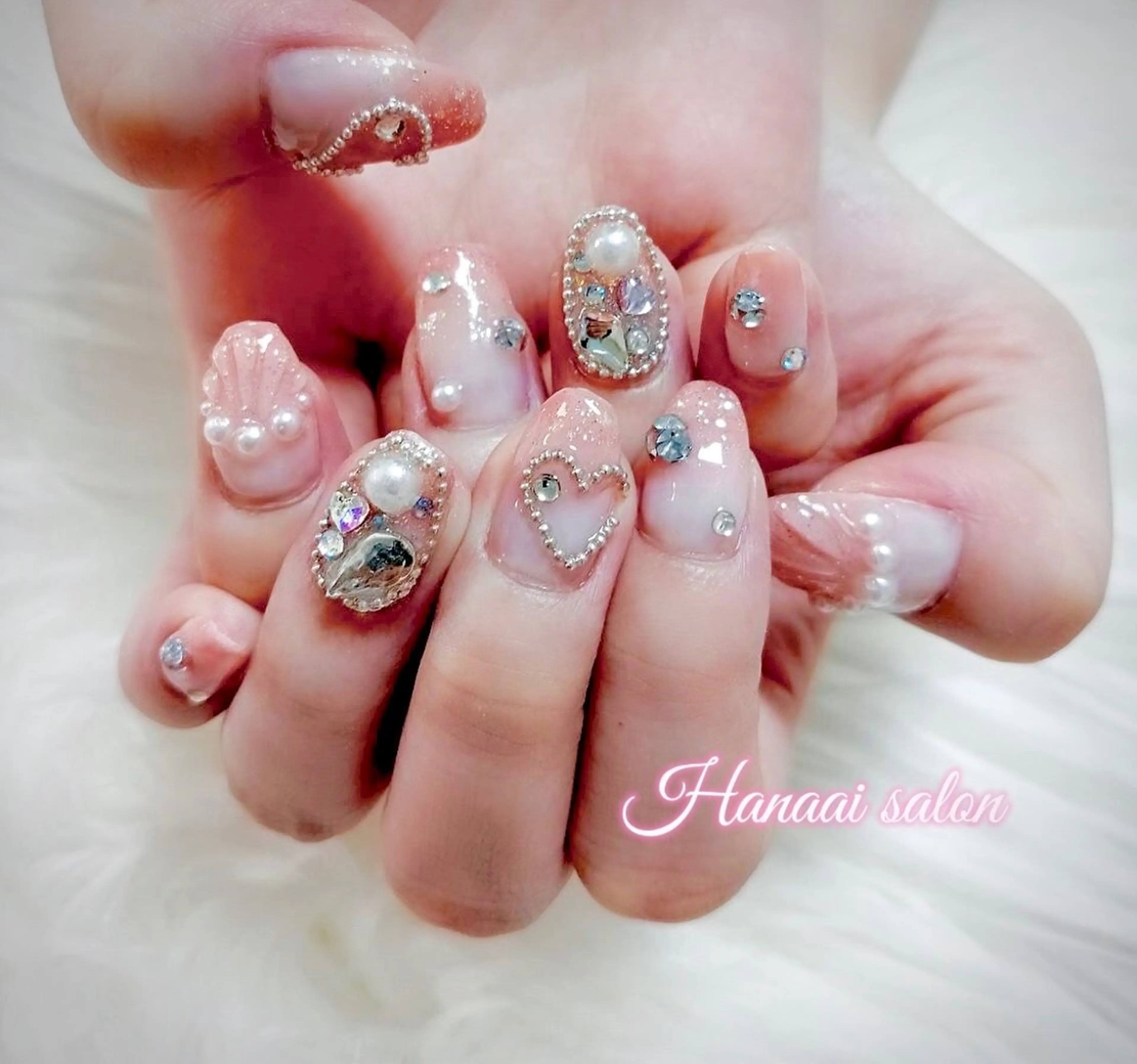 セミロング Hanaai Salon新宿店のネイルデザイン