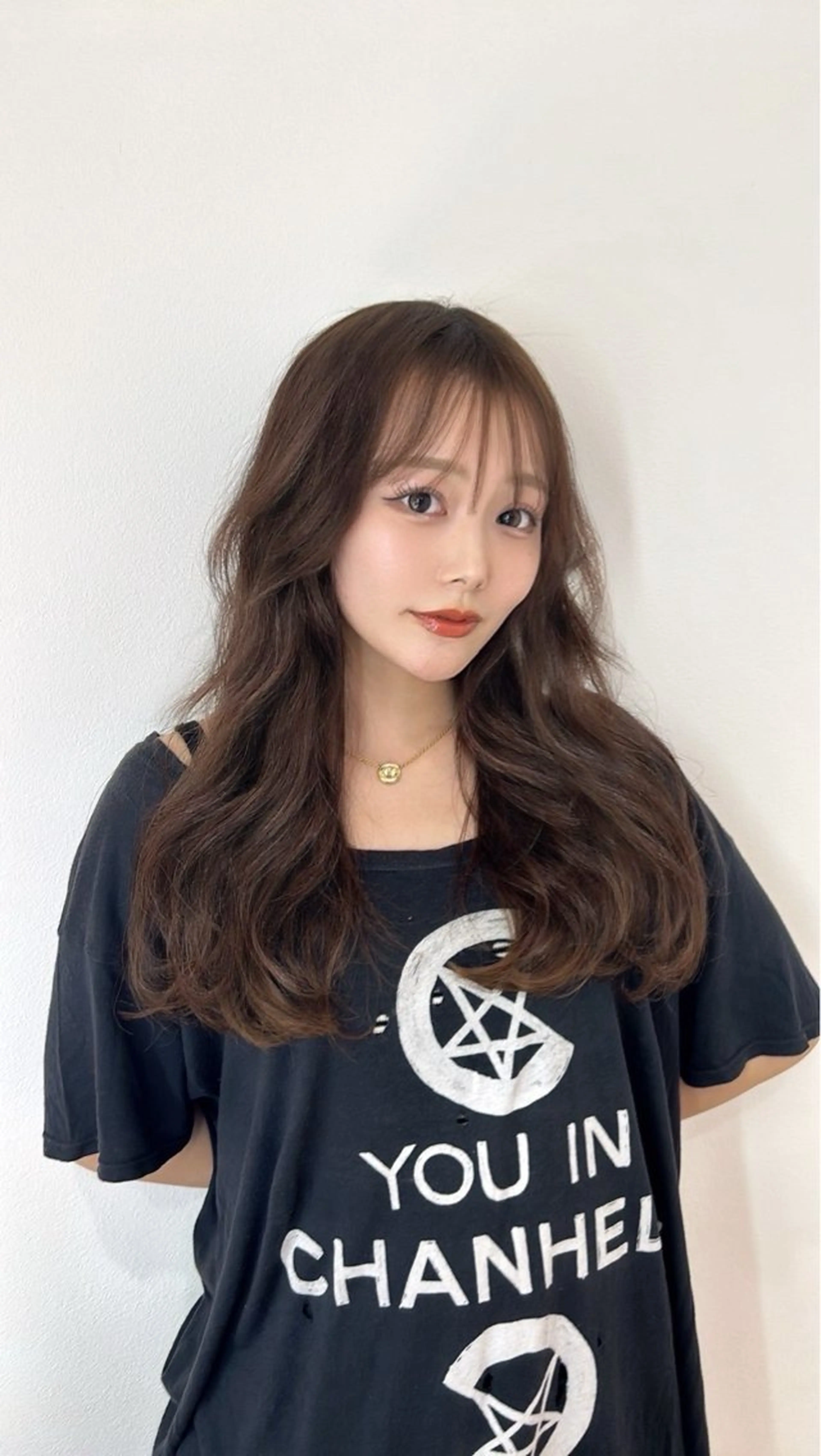 ロング レイヤーカット 大阪韓国ヘア/ /酸性縮毛矯正ゆうとのヘアスタイル