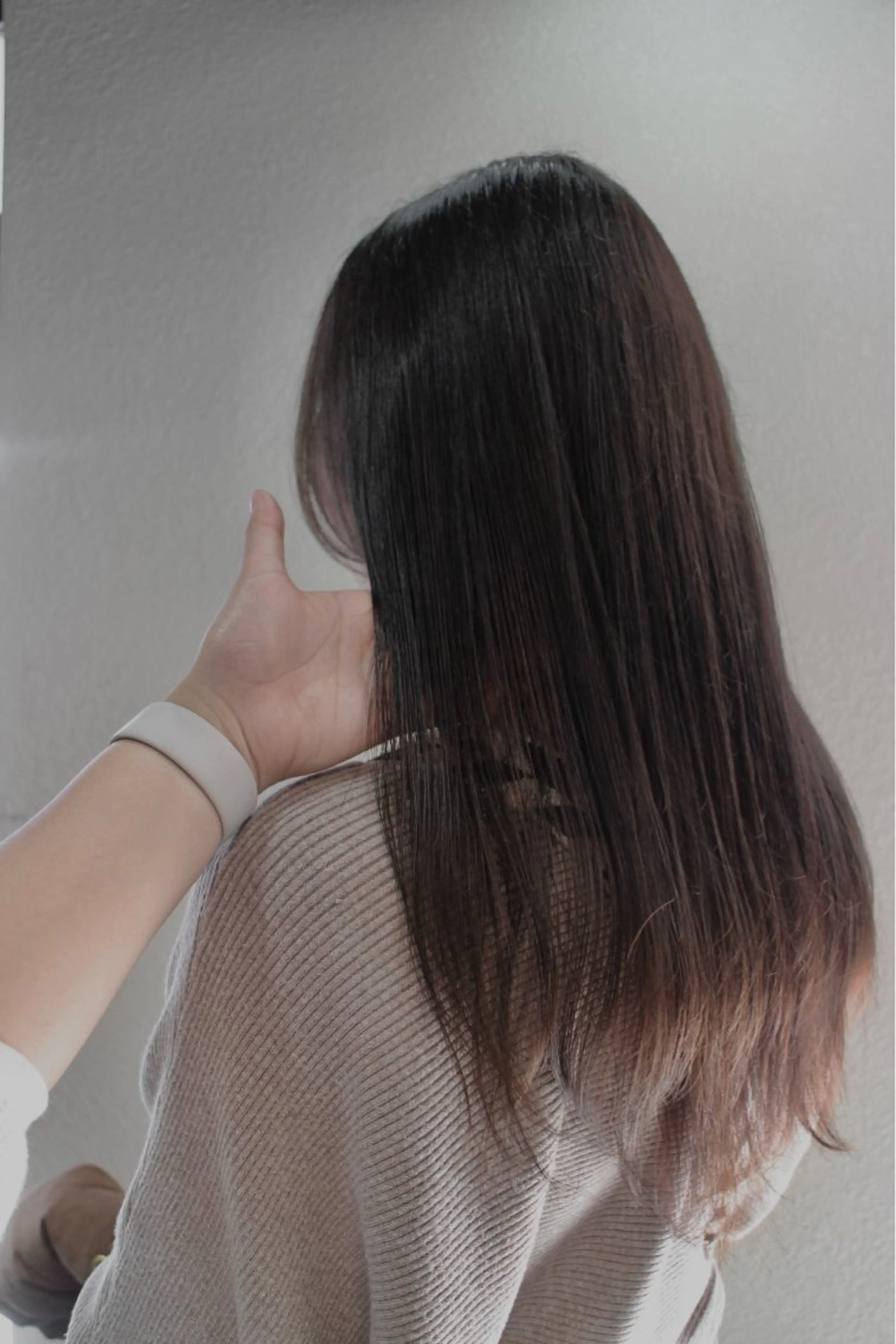ロング カラー ヘアカラー トリートメント カーリーパーマ/ 透明ｶﾗｰ/MIKUのヘアスタイル