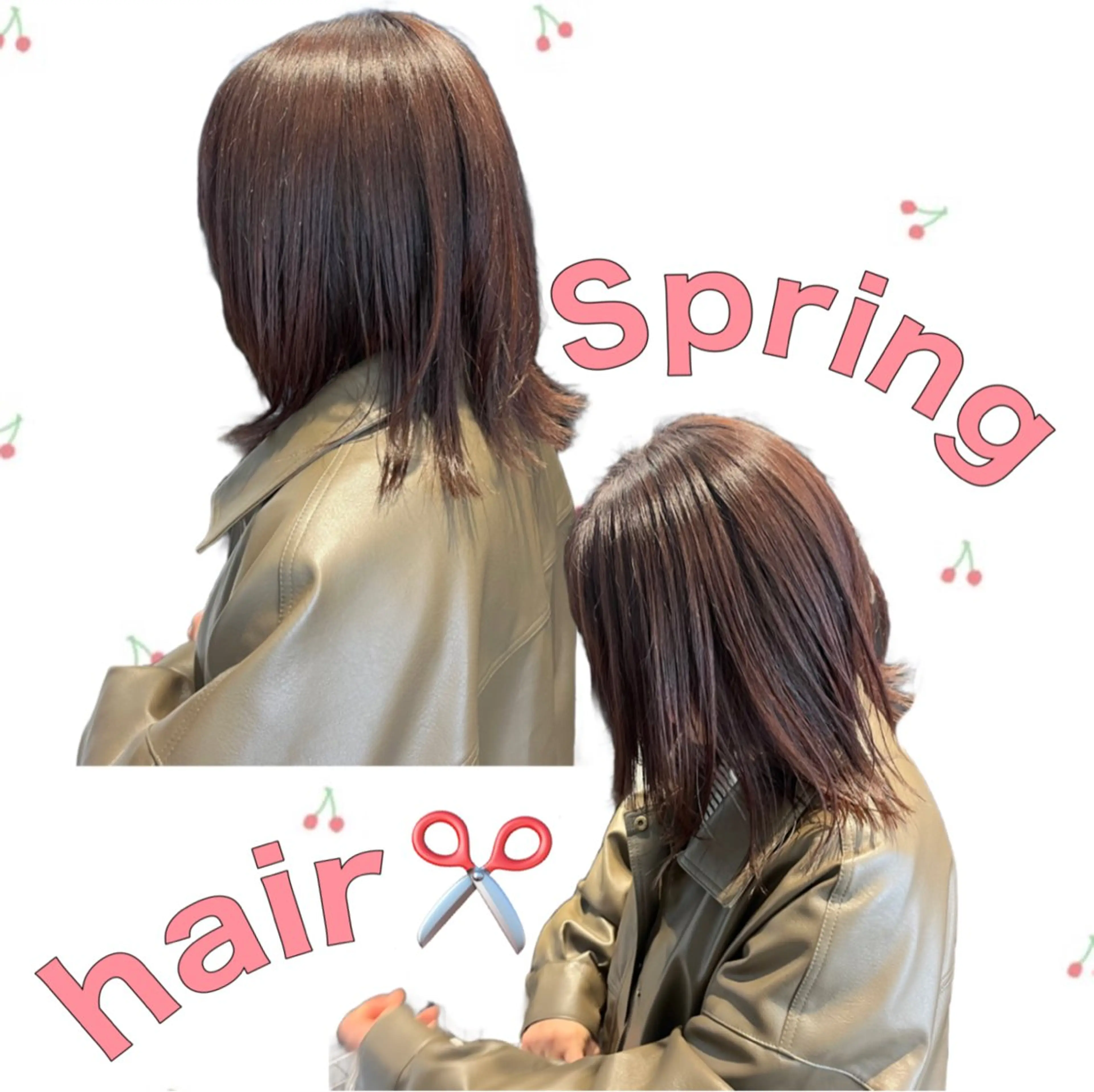 ミディアム カラー ブラウンカラー ピンクカラー ピンクブラウン レイヤーカット カット ヘアカラー トリートメント サロウィン浦和所属・愛されヘア/ 暖色カラー/まいこのヘアスタイル
