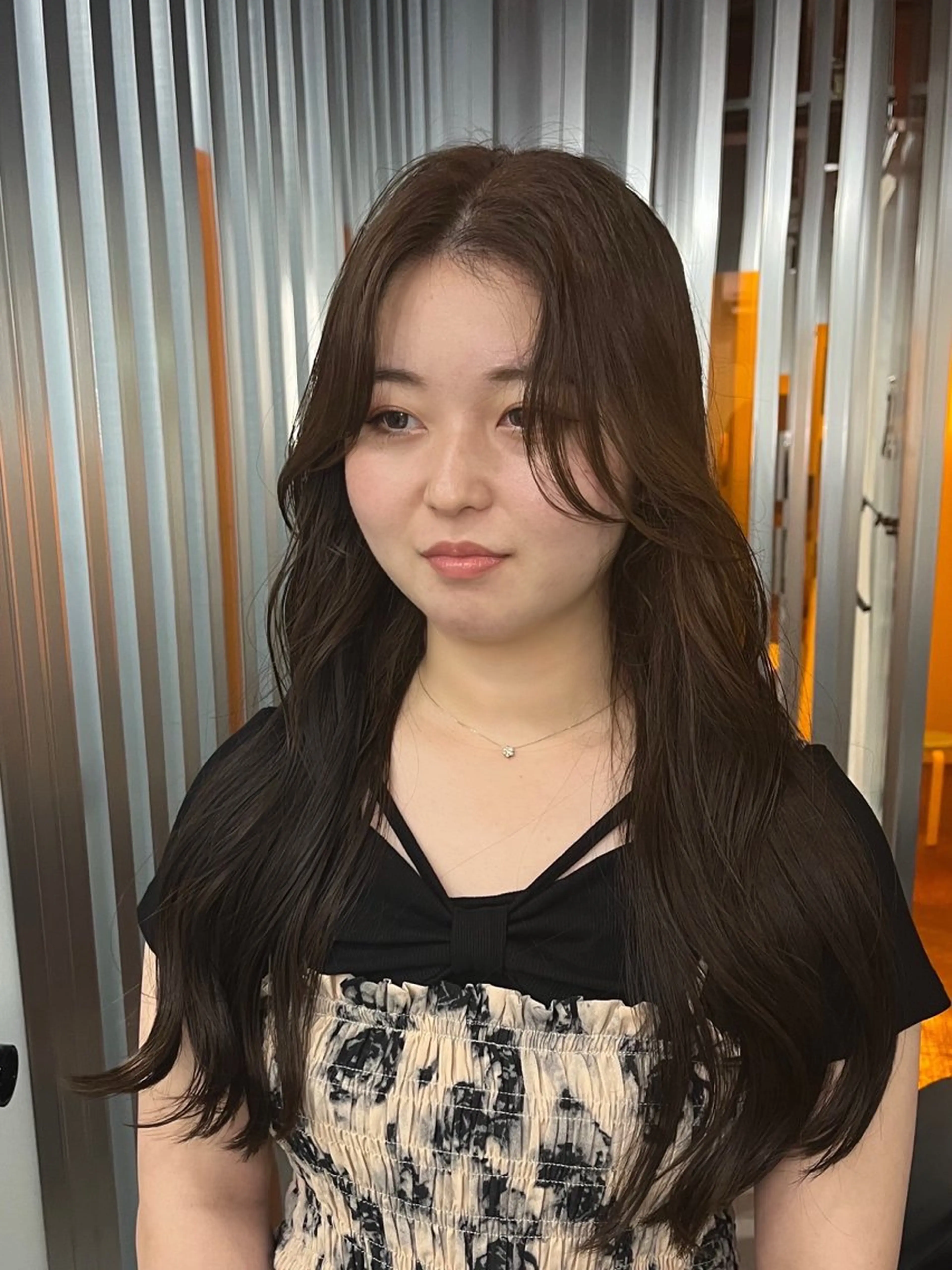 ロング カラー [ ]Shiro シロ 熊谷 美容室所属・韓国系レッドカラー mikuのヘアスタイル
