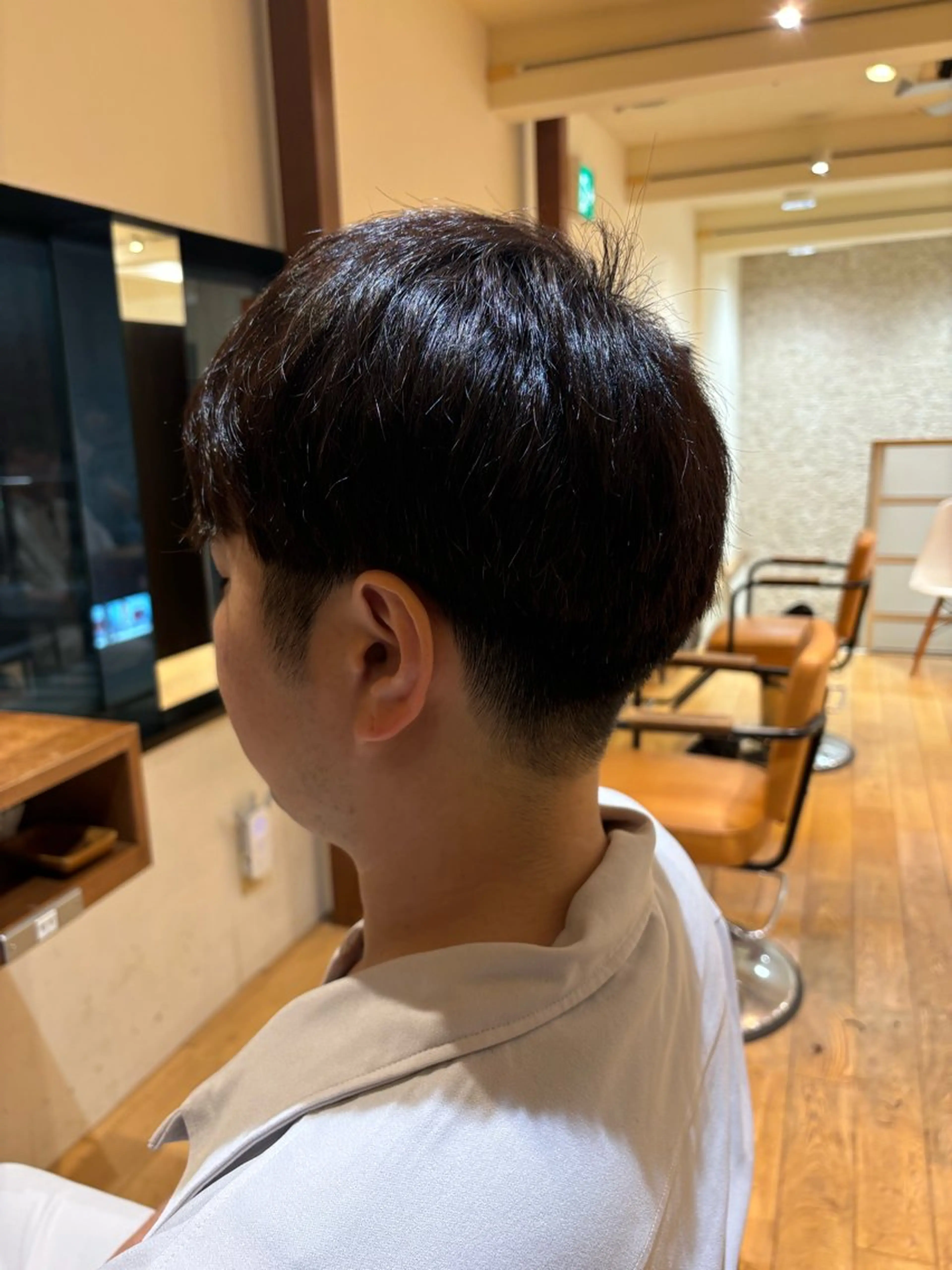 メンズ カット おもだか　がく /レディースカットのヘアスタイル