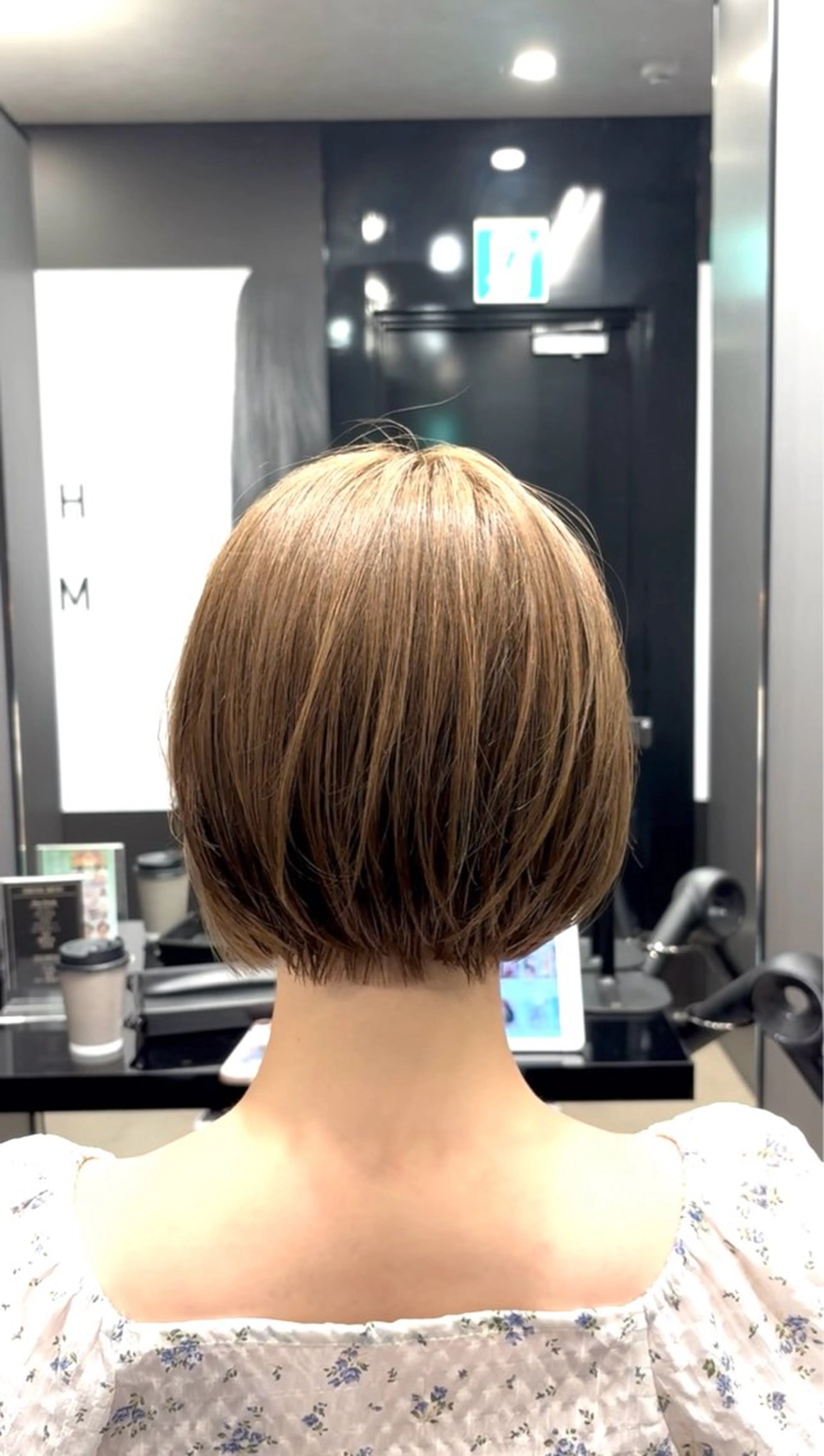 ショート カット ヘアカラー HARUKI  MINATO Japan広島紙屋町店所属・hmj紙屋町店 脊戸智志のヘアスタイル