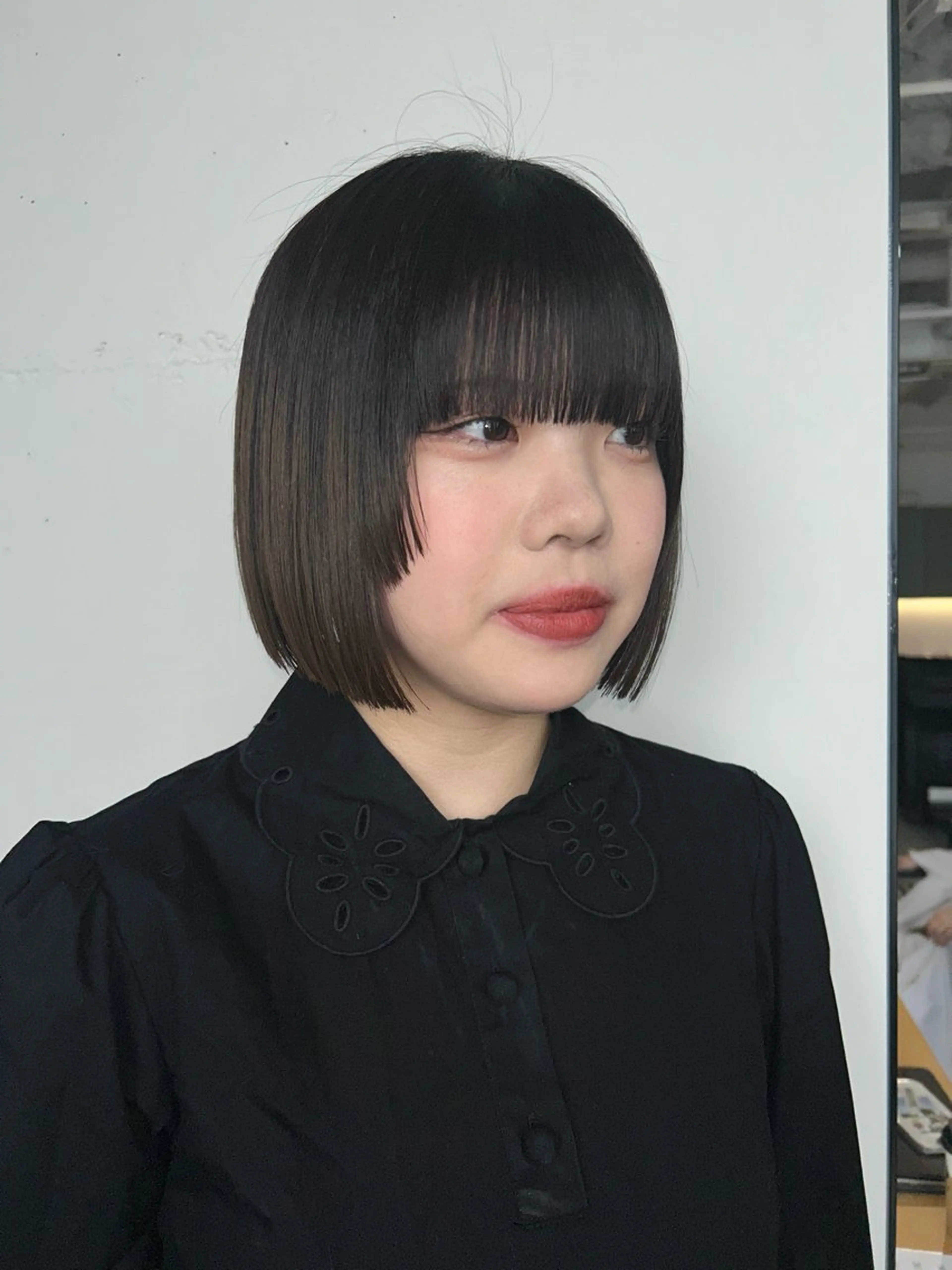 ミディアム カットモデル募集/ 万代/関谷　朋実のヘアスタイル