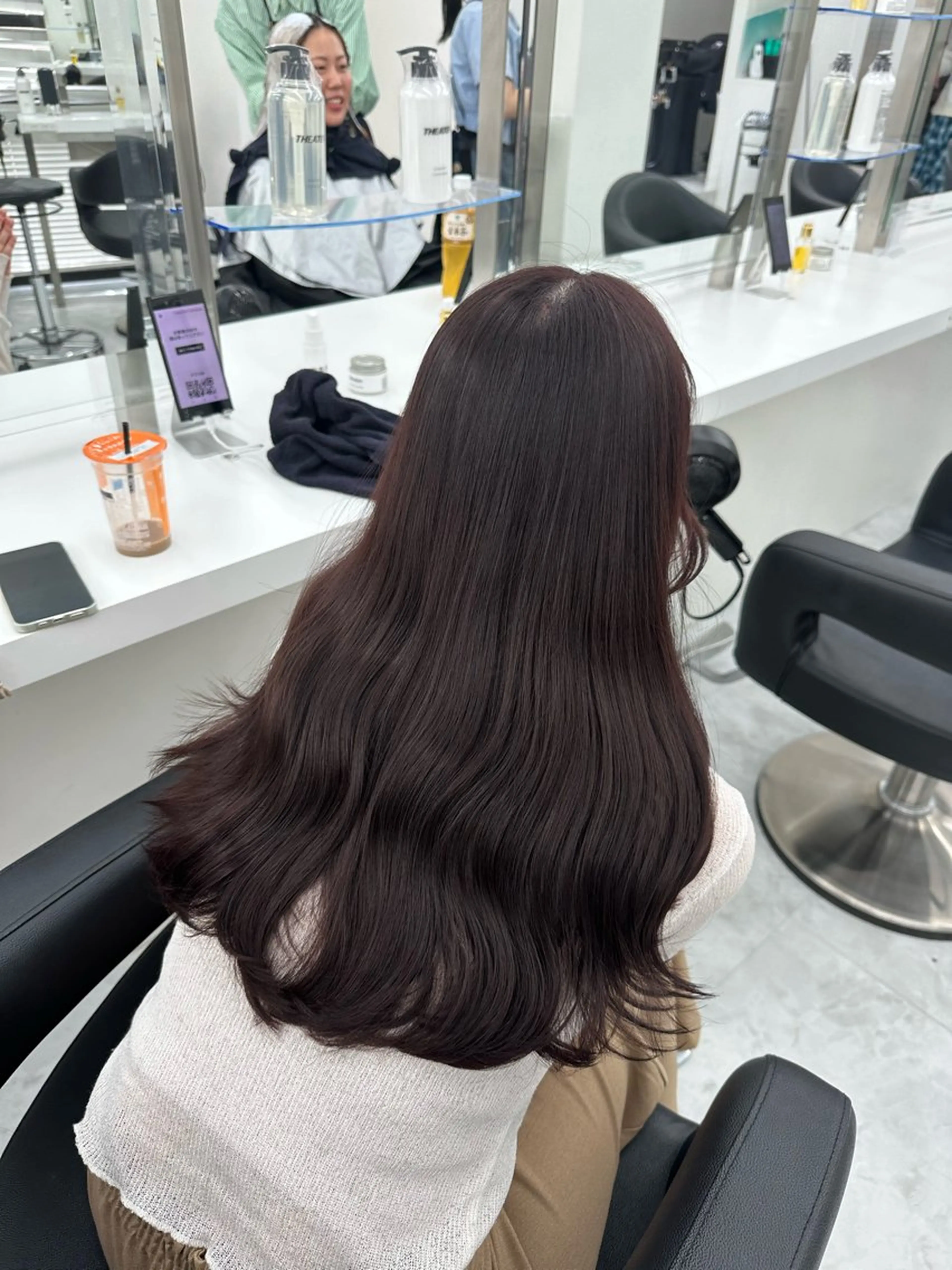 セミロング ヘアカラー トリートメント ヘッドスパ ヘアセット rio🧚🏻‍♀️ 暖色/グレージュのヘアスタイル