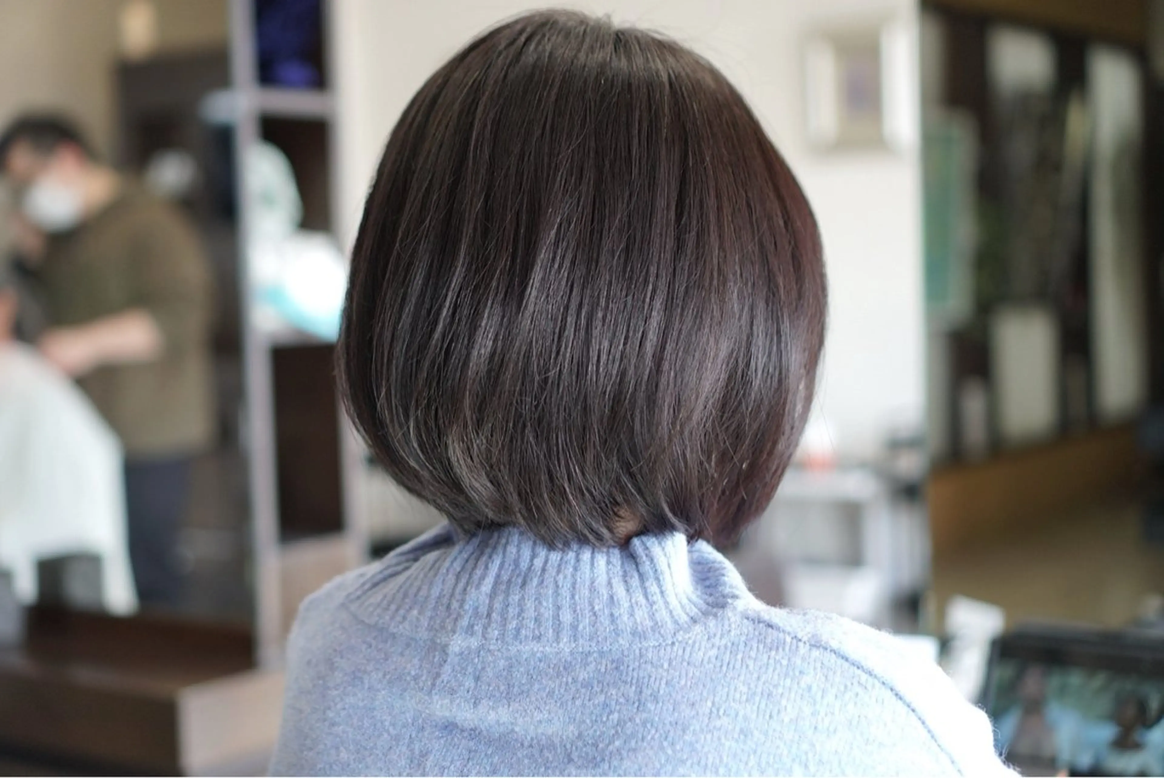 ミディアム カラー カット ヘアカラー トリートメント 中島 剛のヘアスタイル