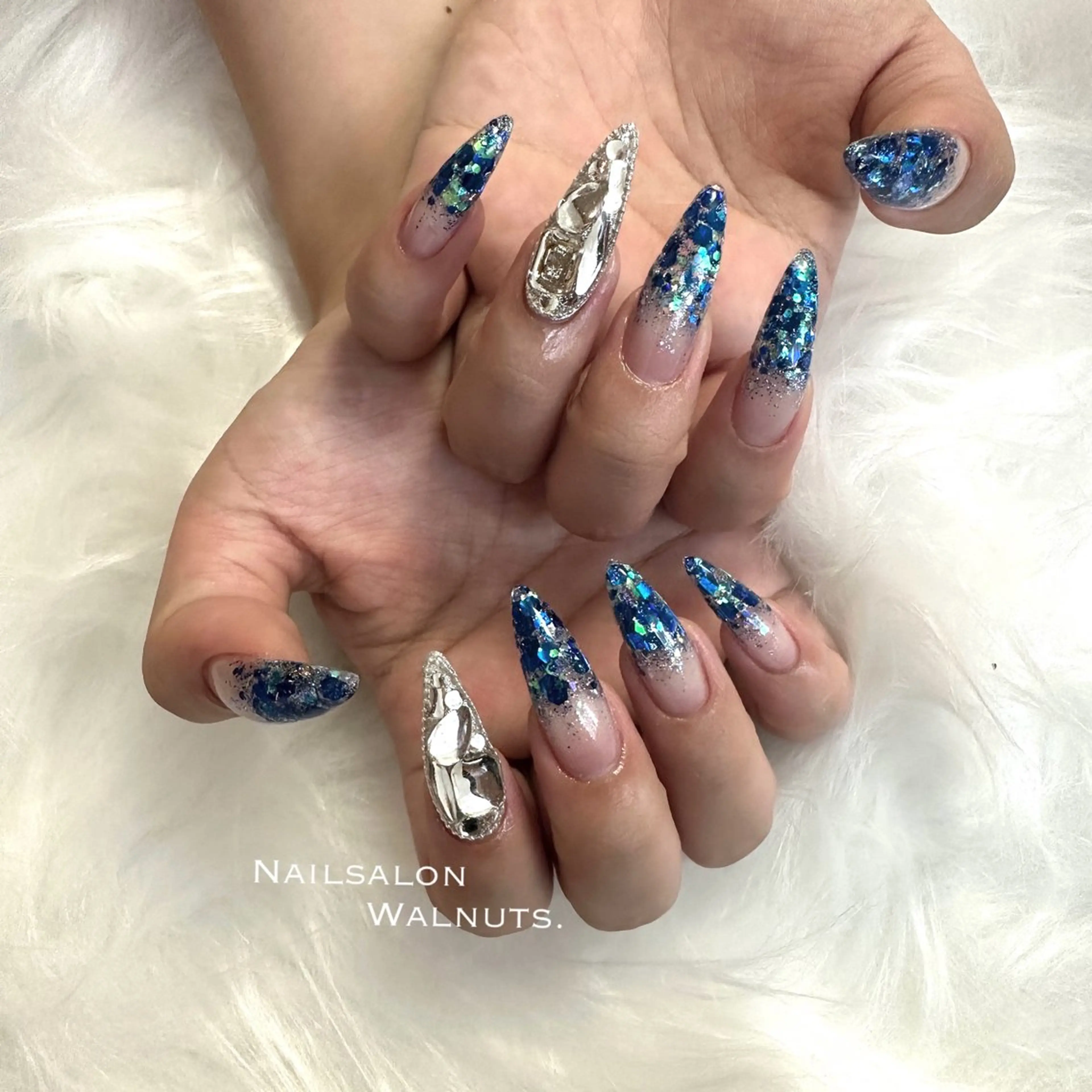 ネイル アートネイル ロングネイル Walnuts nailのネイルデザイン