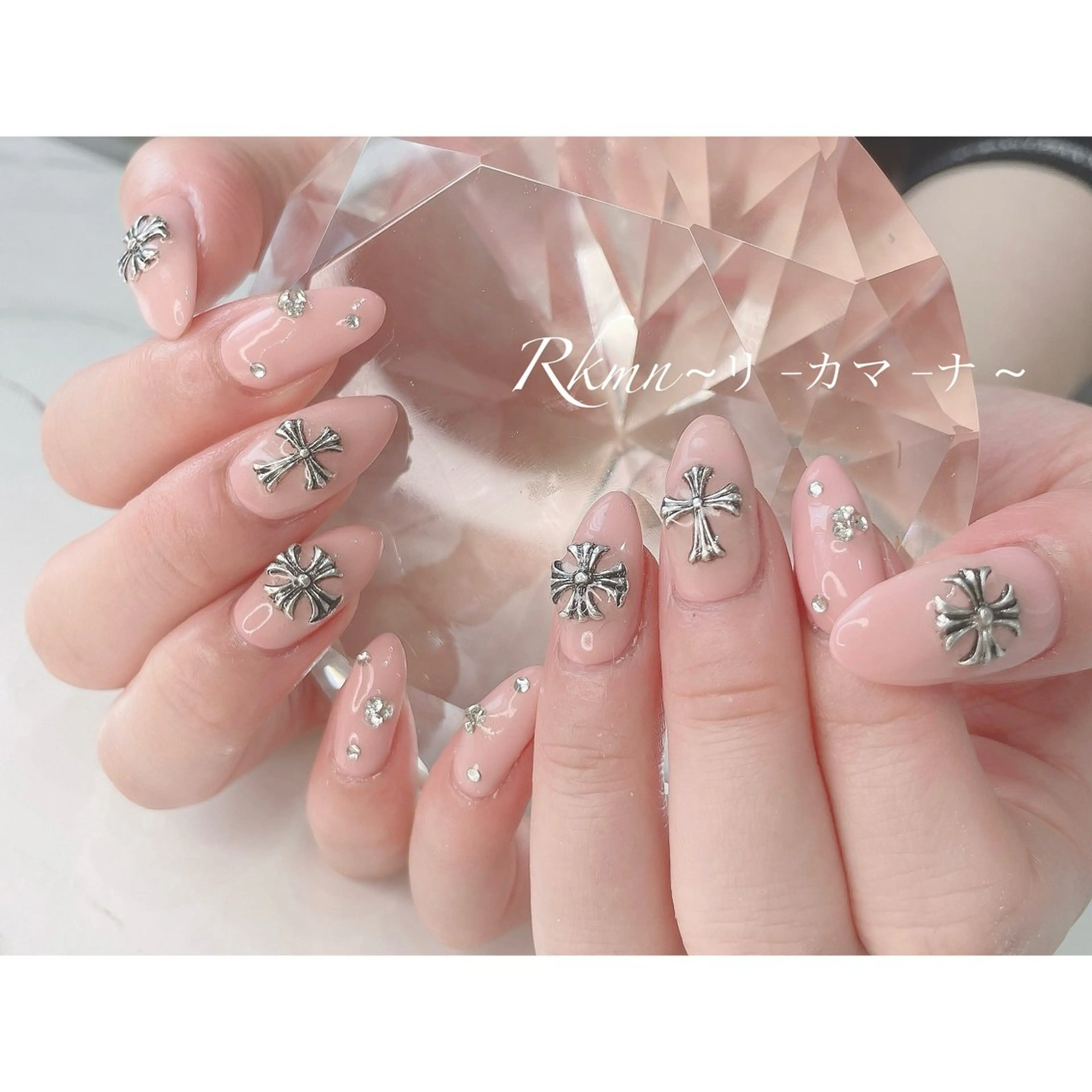 ネイル アートネイル ピンク 春ネイル ハンドネイル フットネイル ハンドケア Rkmn ~リ-カマ-ナ~のネイルデザイン