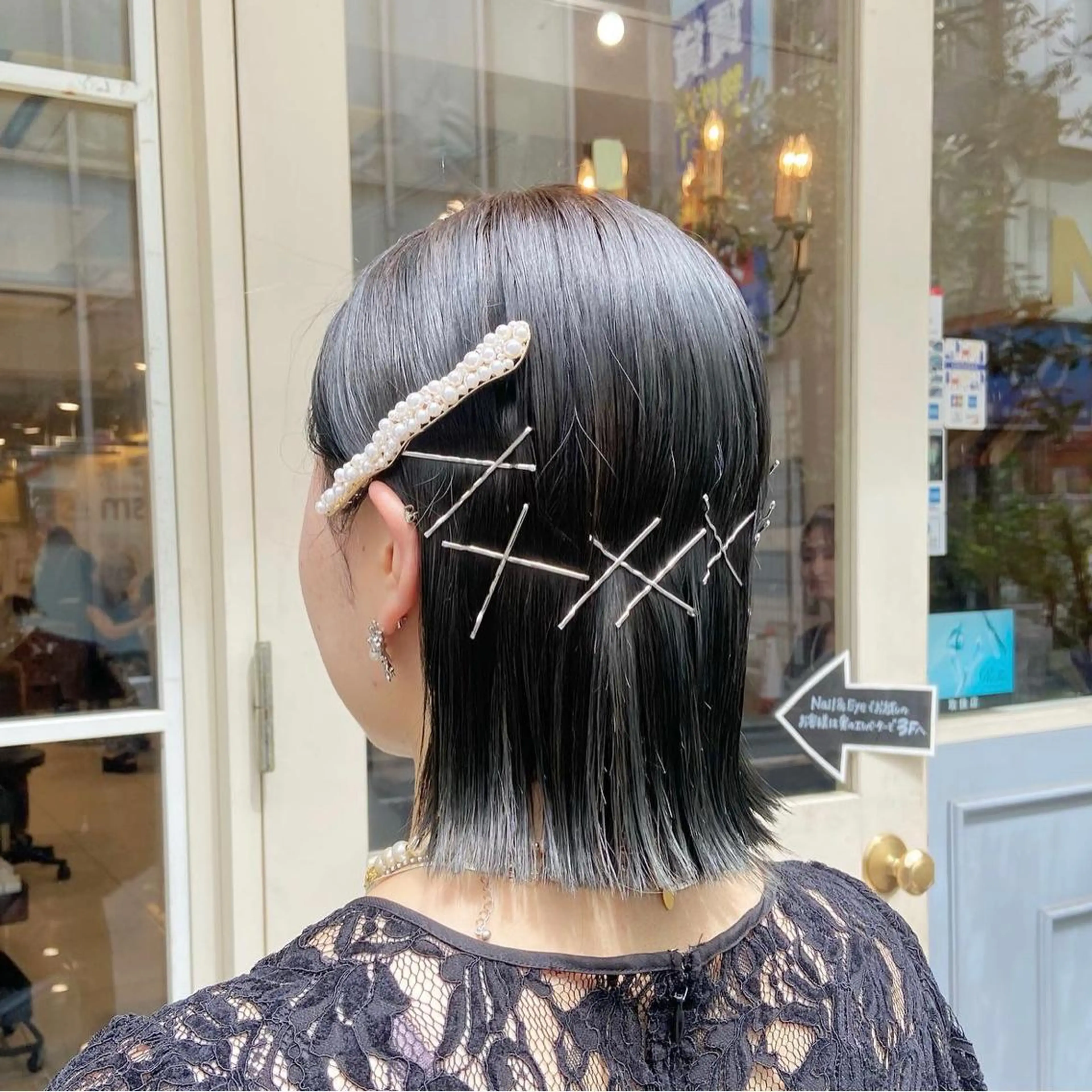 ヘアアレンジ ボブ ヘアセット 🫧 nanaco🫧のヘアスタイル