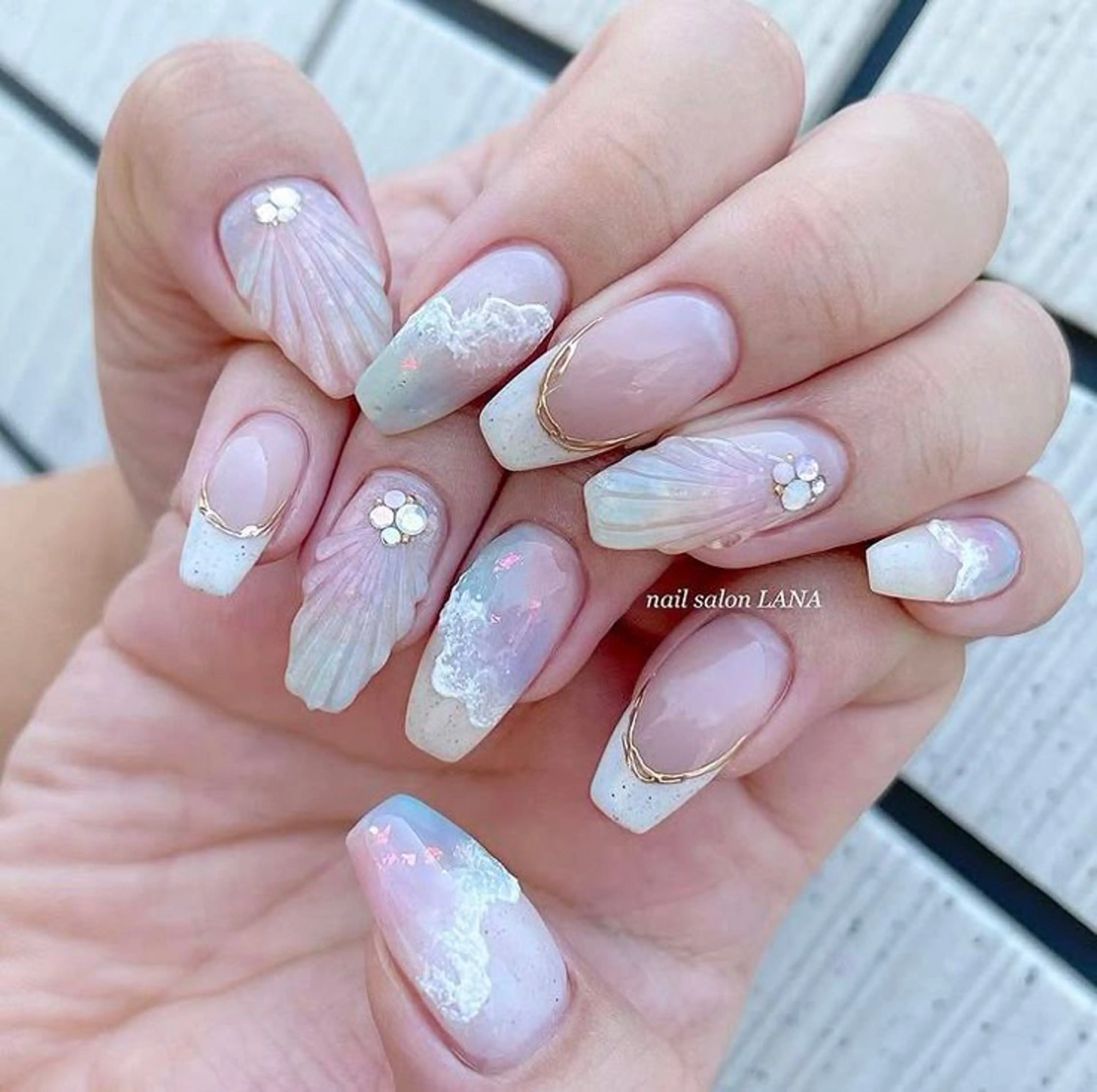 ネイル ハンドネイル Rose Ana.Chuoのネイルデザイン