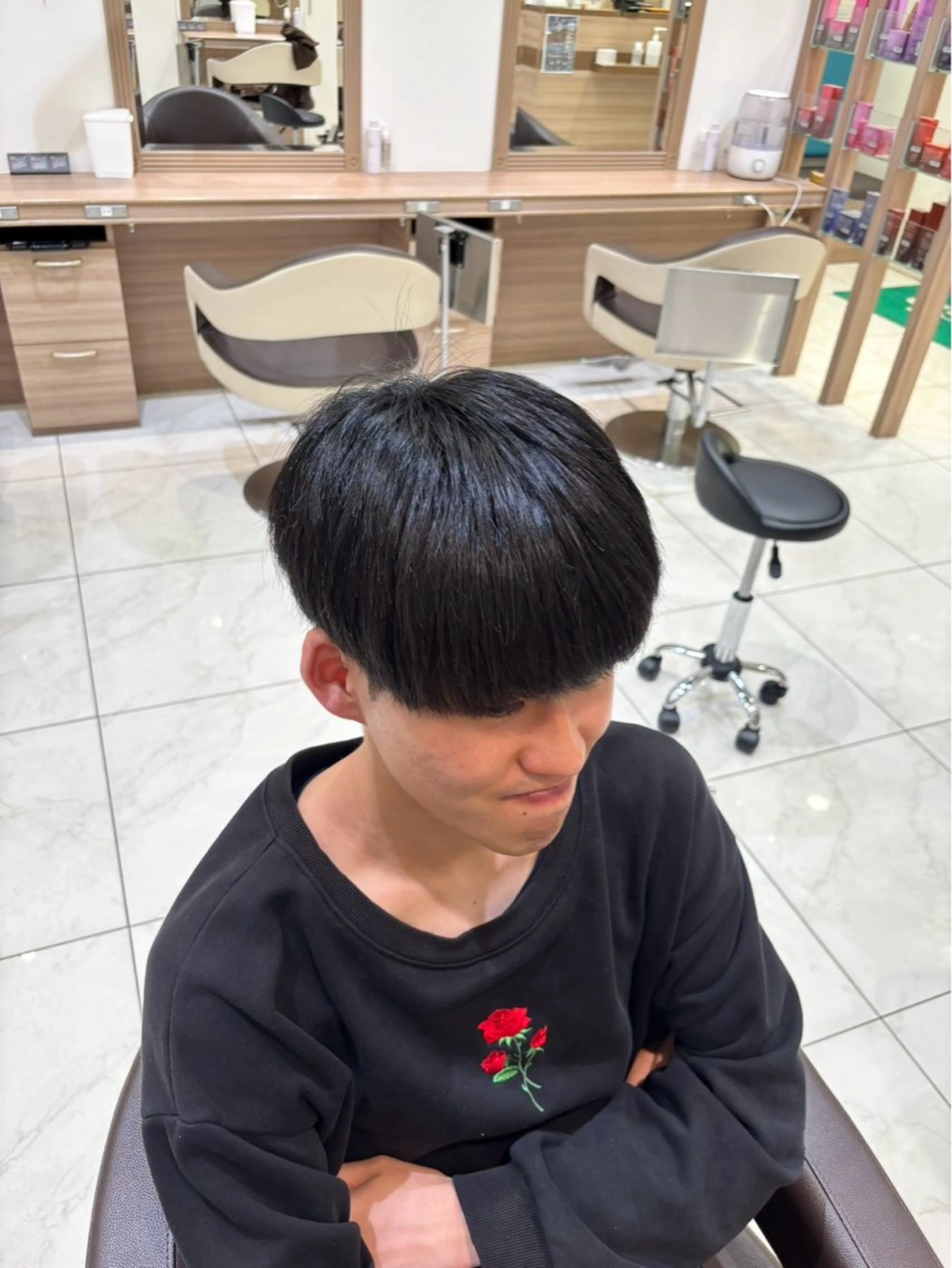 【💇‍♂️】 マッシュカット➕シャンプー💙🦋の写真