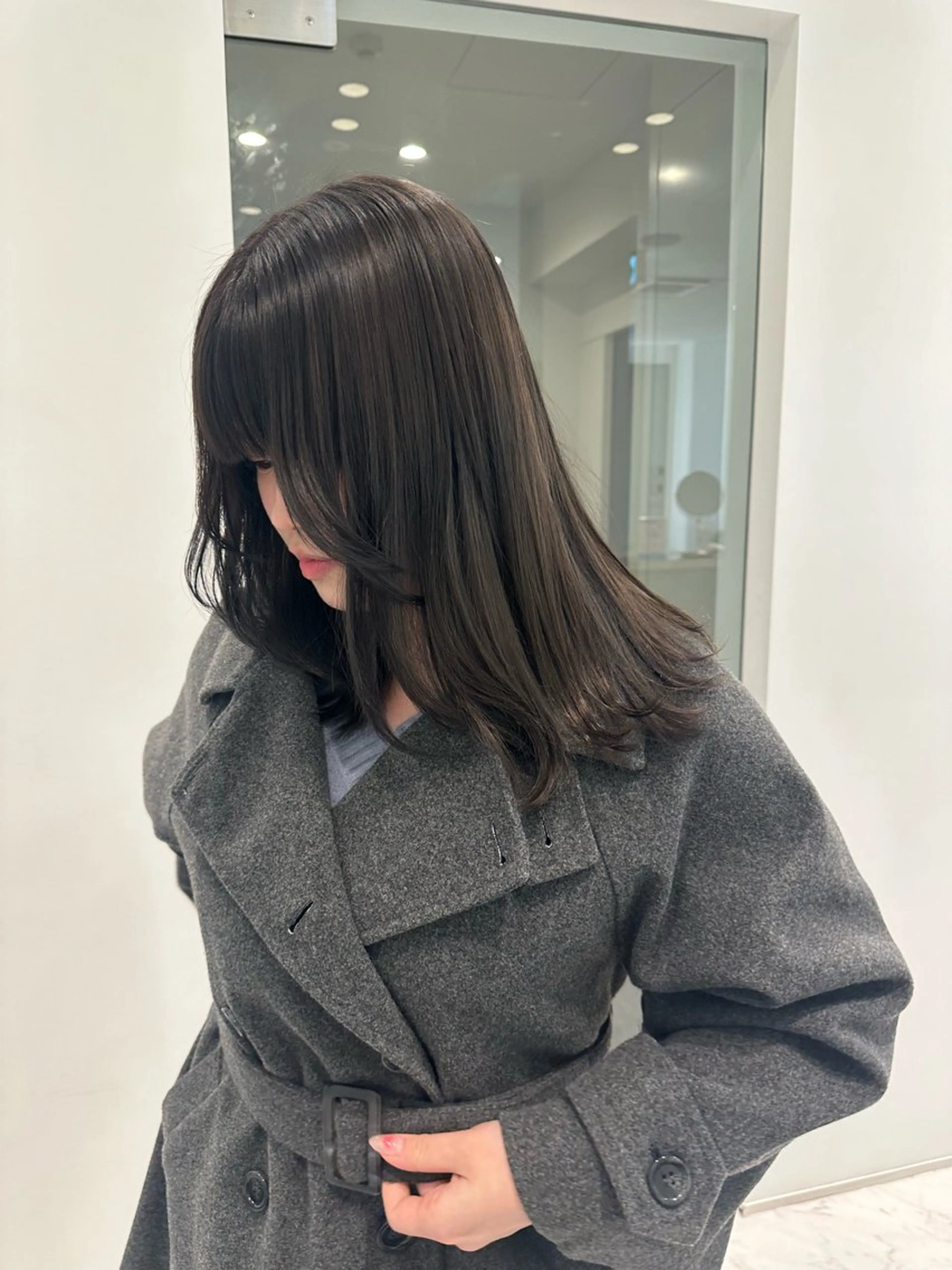 ロング カラー 縮毛矯正/ネイル 🌻ひまわり🌻のネイルデザイン