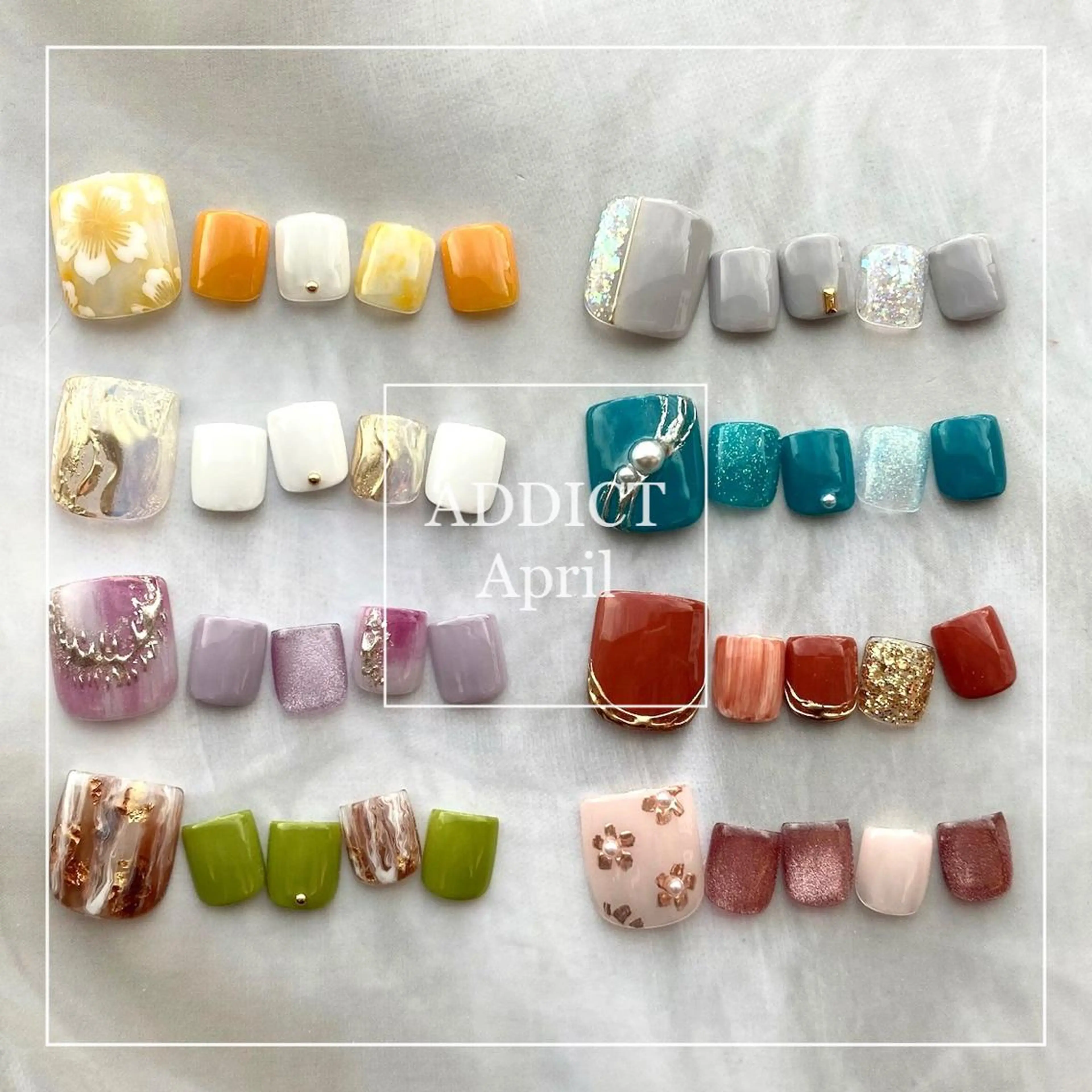 ネイル フットネイル ADDICT アディクトのマツエク・マツパデザイン