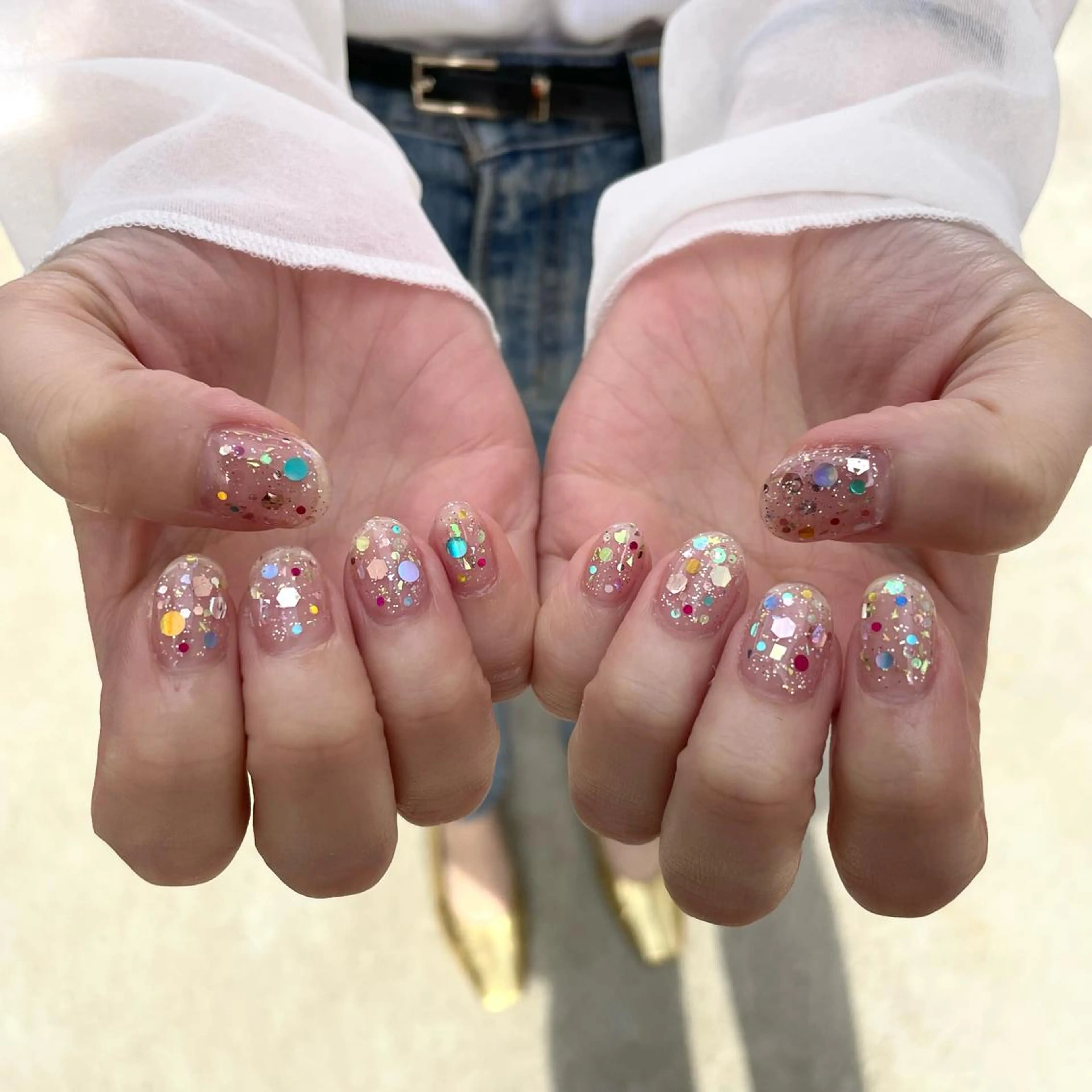 ネイル ハンドネイル Sea  nail by emaのネイルデザイン