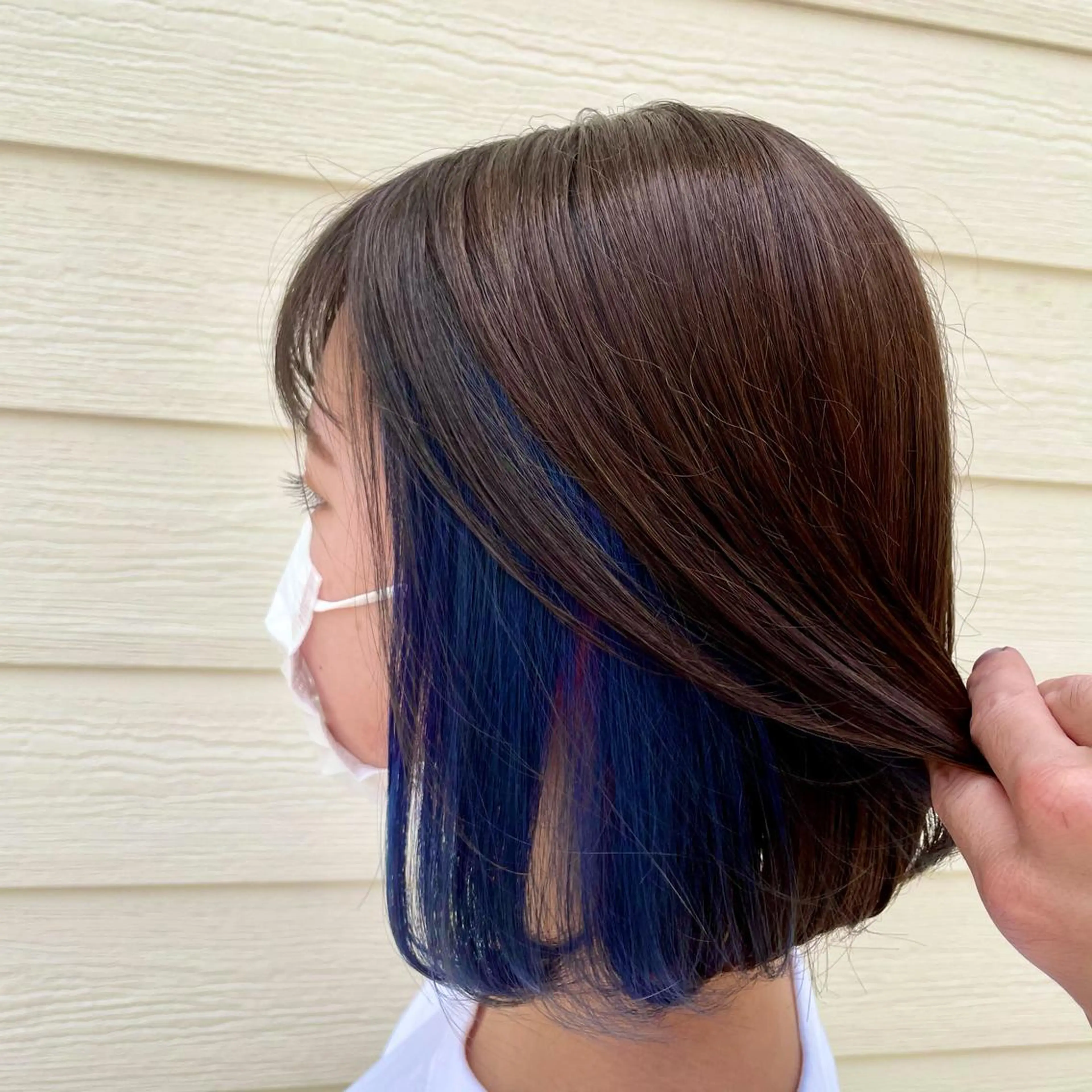 ミディアム カラー ブルーカラー ヘアカラー トリートメント RUBEUS【ルベウス】所属・✨艶々カラー🎨 杉本賢人のヘアスタイル