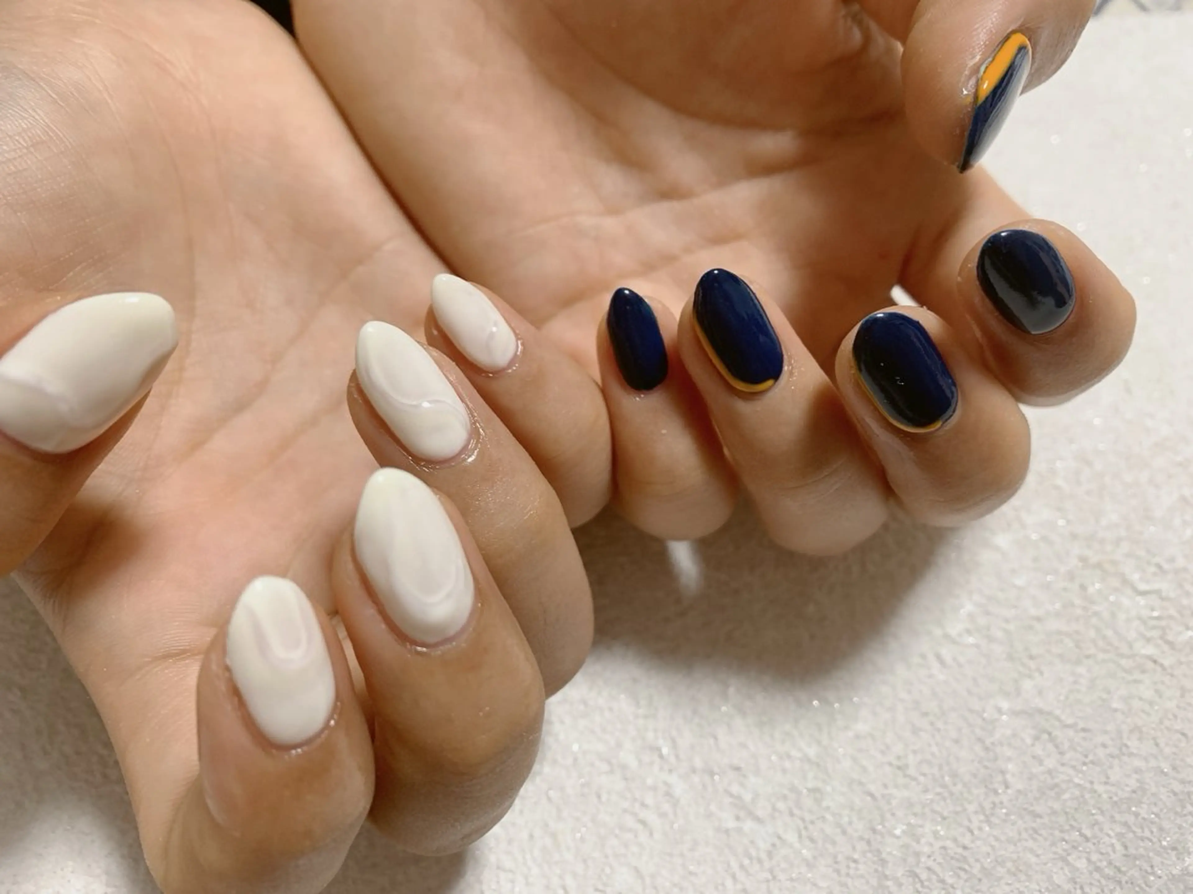 ネイル ジェルネイル 韓国ネイル メンズネイル ニュアンスネイル パラジェル kiki nail たまプラーザのネイルデザイン