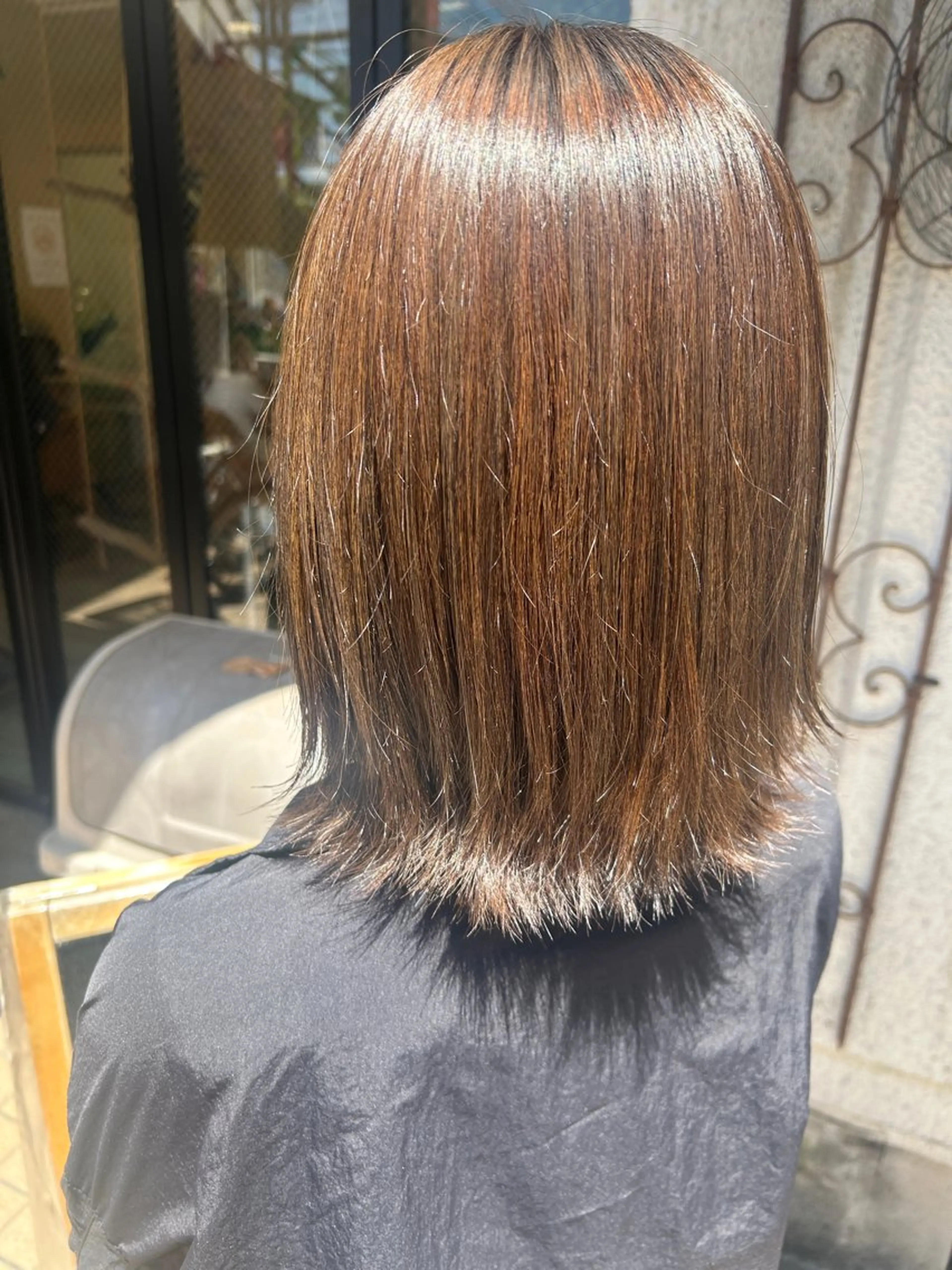 ショート ヘアカラー ブリーチなしカラー 野々花🩰のヘアスタイル