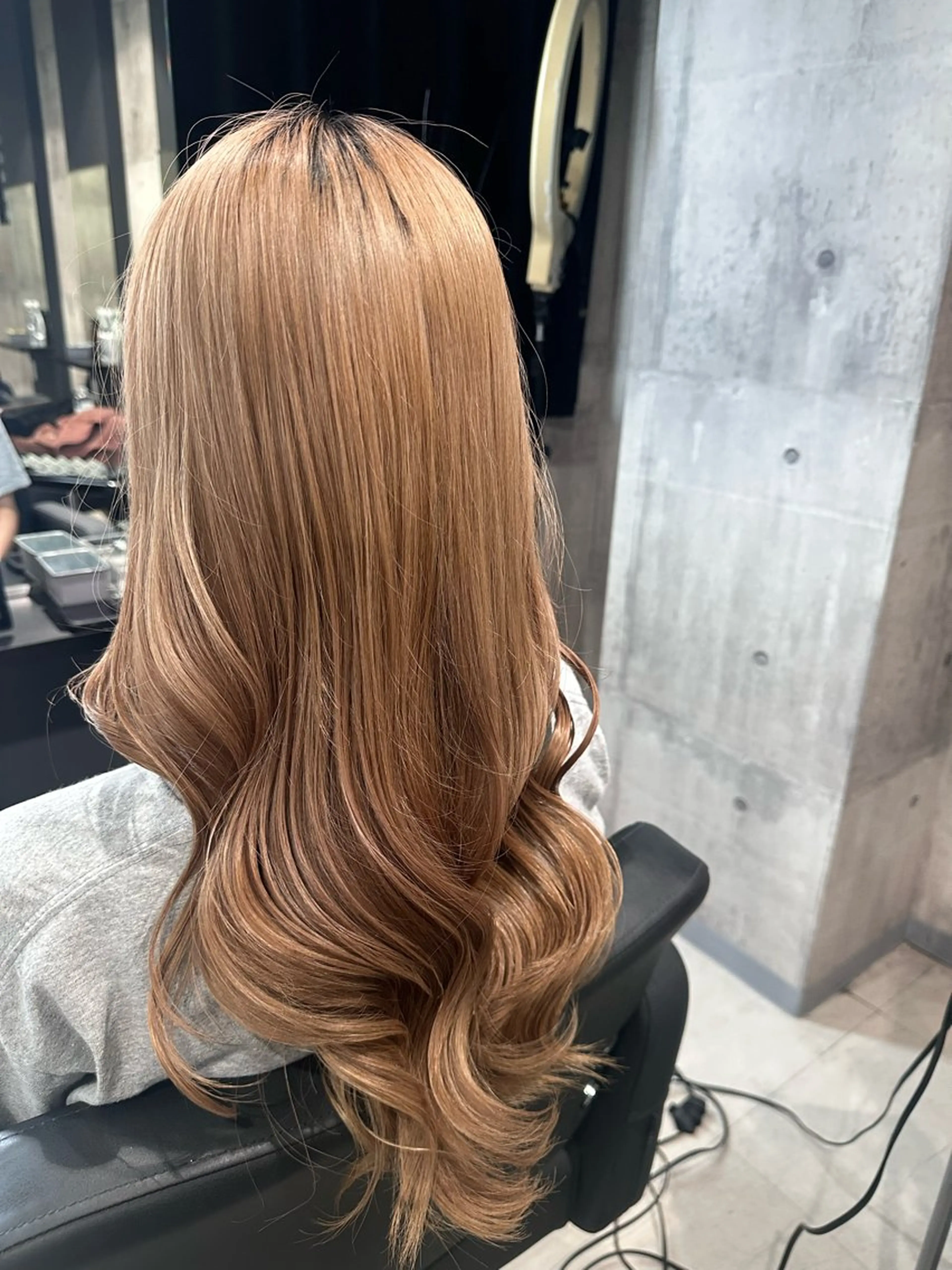 ロング カラー ヘアカラー トリートメント カラー/スパニスト 🐱ERI🐱のヘアスタイル