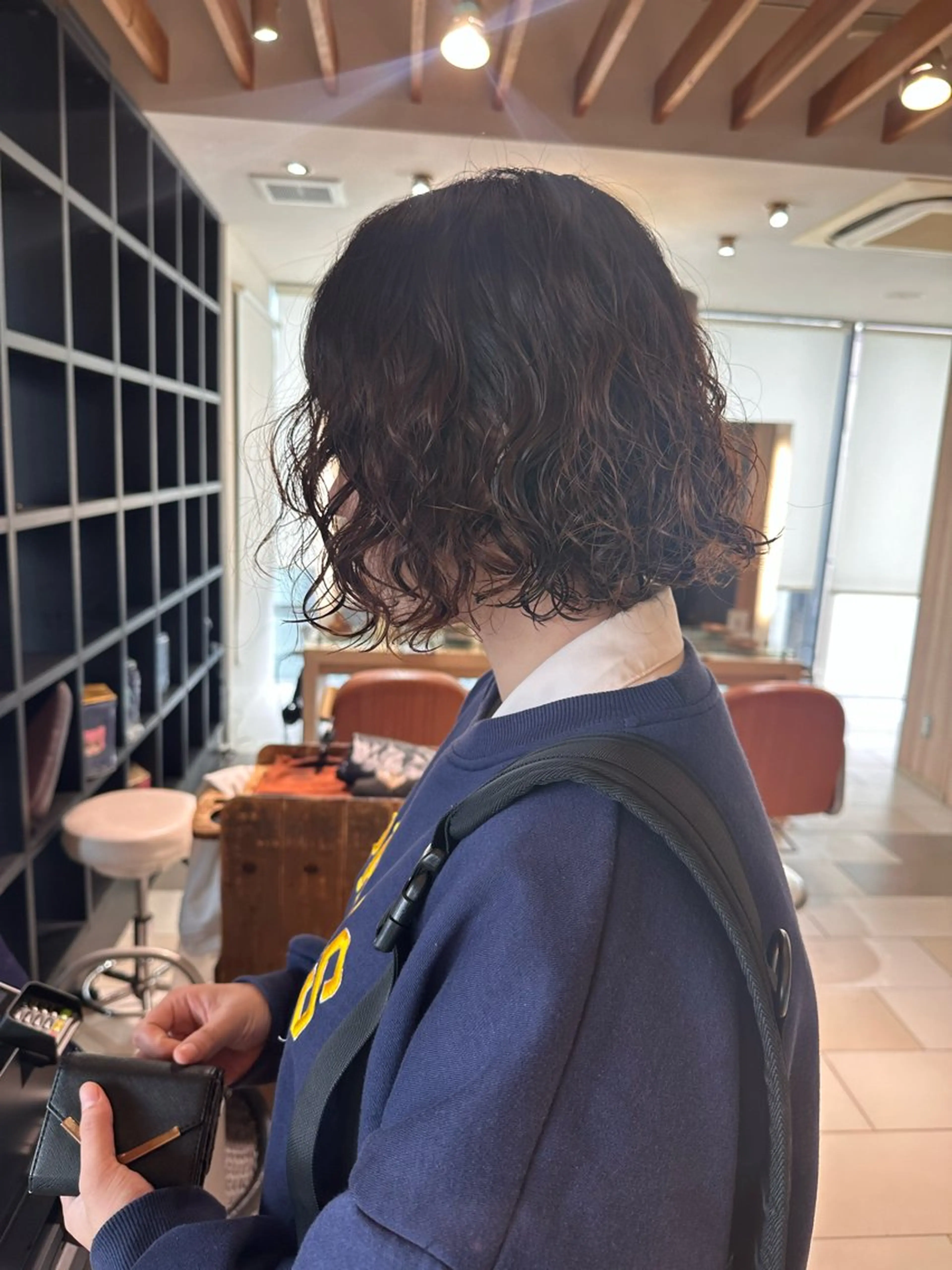 ショート カラー パーマ プードルパーマ カット パーマ hibiki/セット /透明感カラーのヘアスタイル