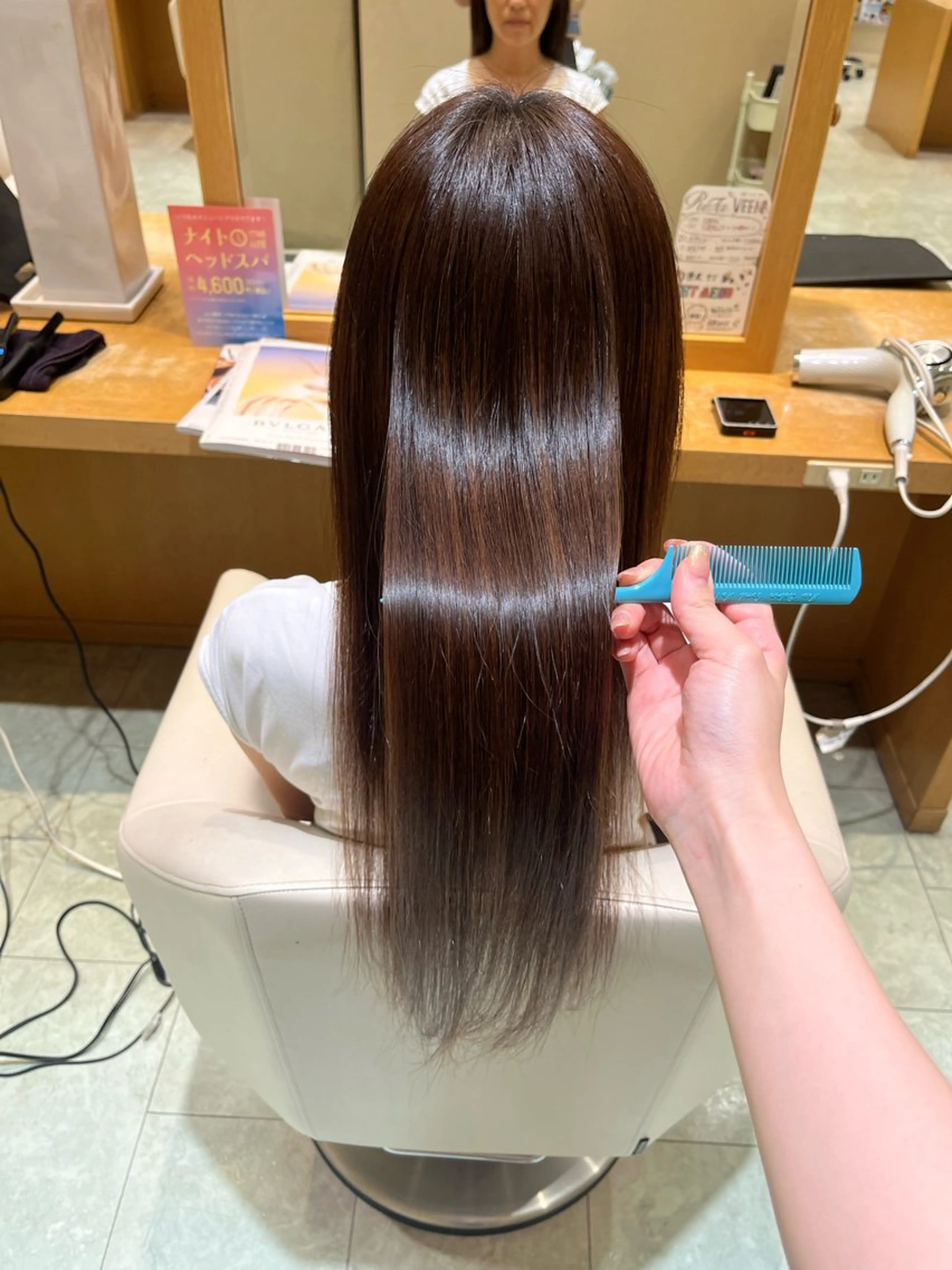 ロング パーマ 髪質改善 ストレートパーマ 縮毛矯正 梶原 美保のヘアスタイル