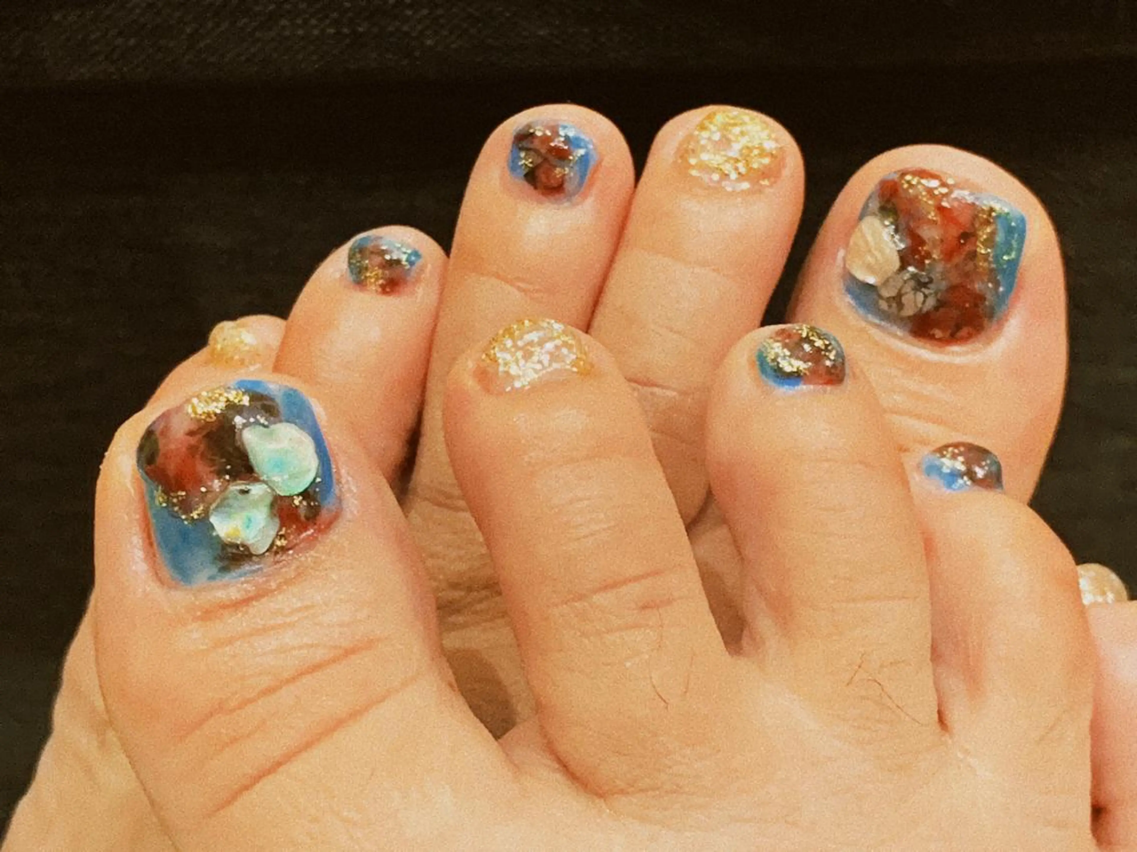 ネイル フットネイル フットネイル Nail_Aroma KOKOのネイルデザイン