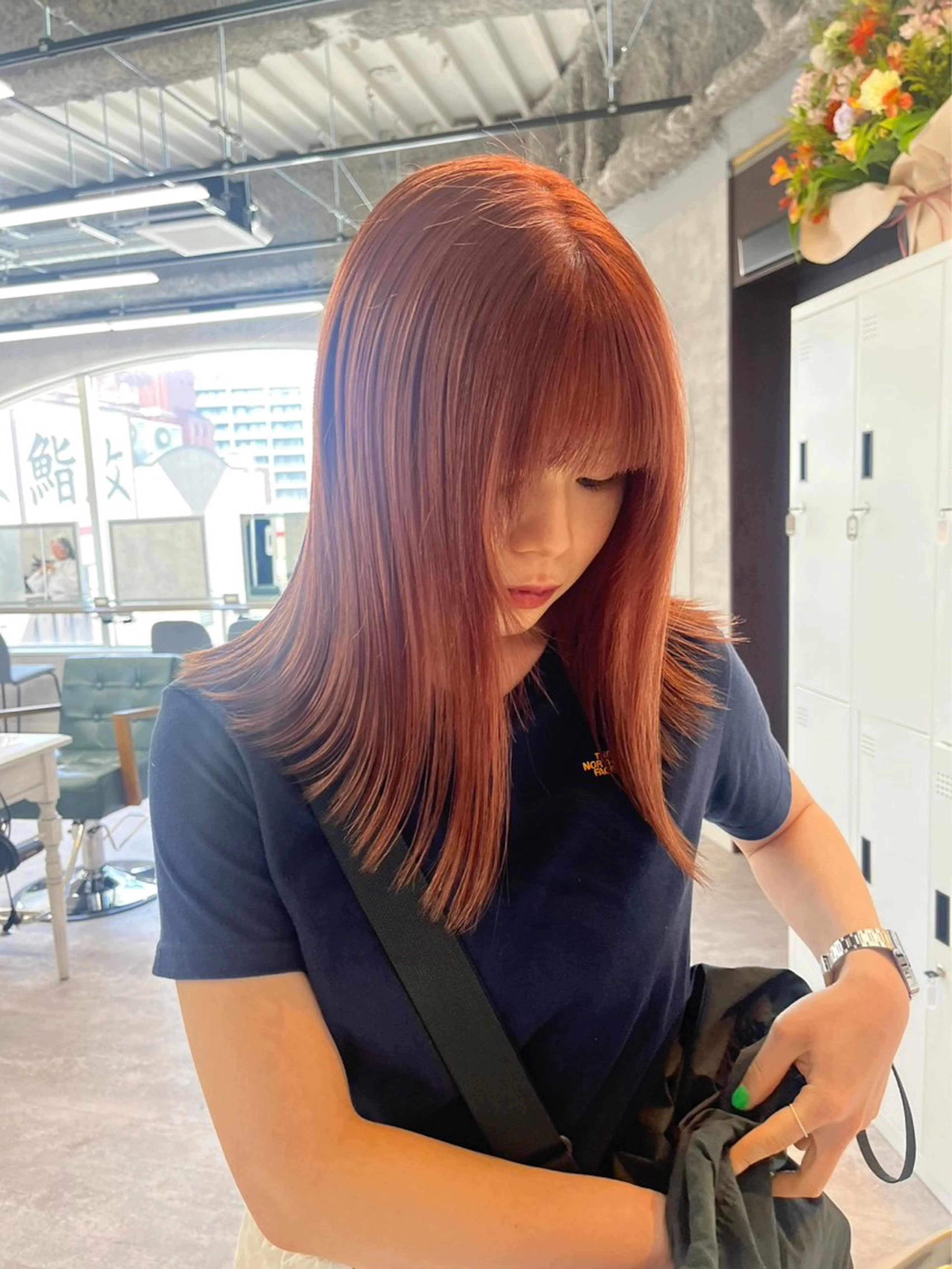 【🧚🏻‍♀️8月限定クーポン🧚🏻‍♀️】カット➕ケアカラー➕1stepトリートメント🤍の写真