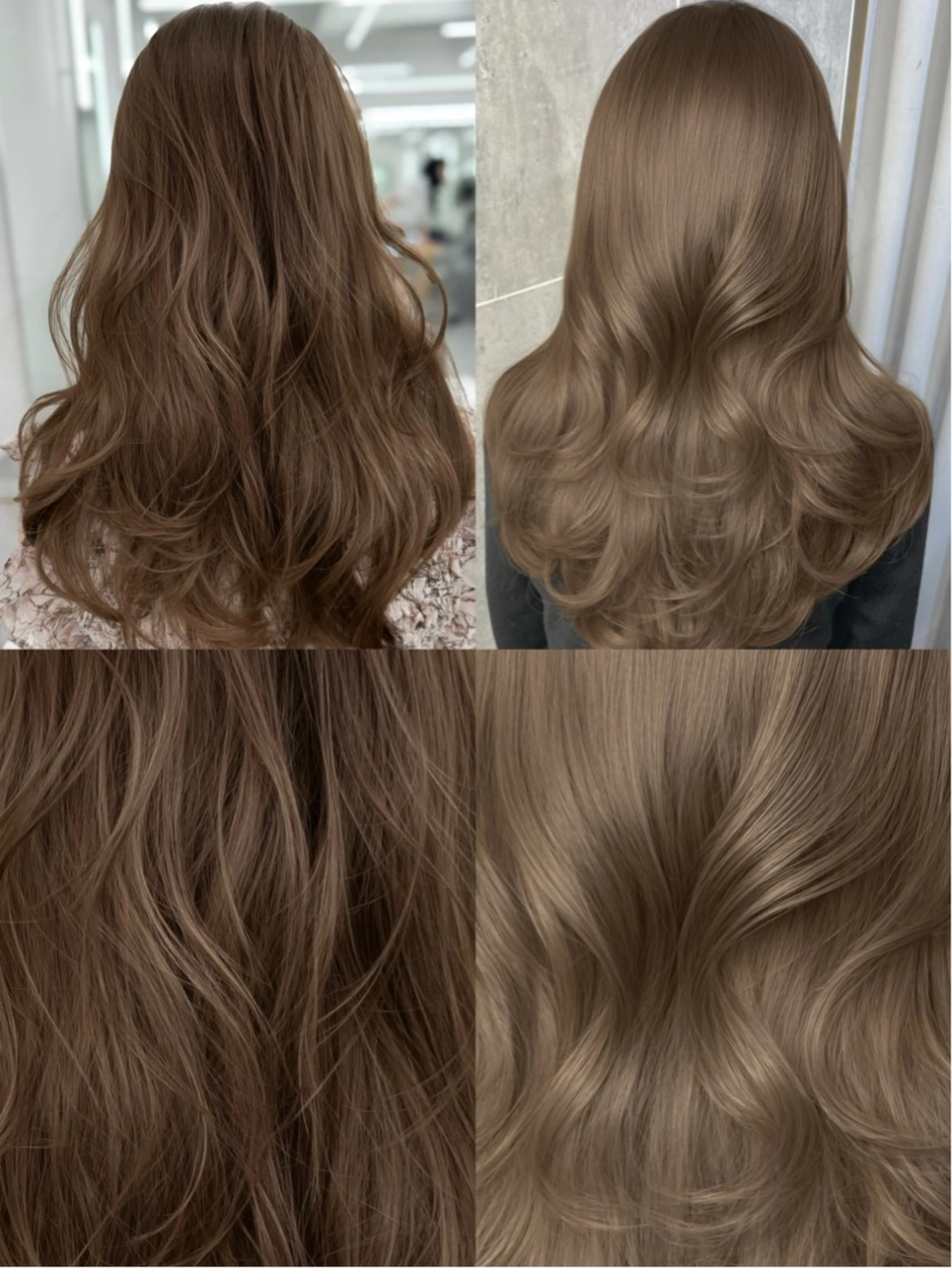 ロング カラー カット ヘアカラー 顔まわりの神様 藤嶋秀幸のヘアスタイル