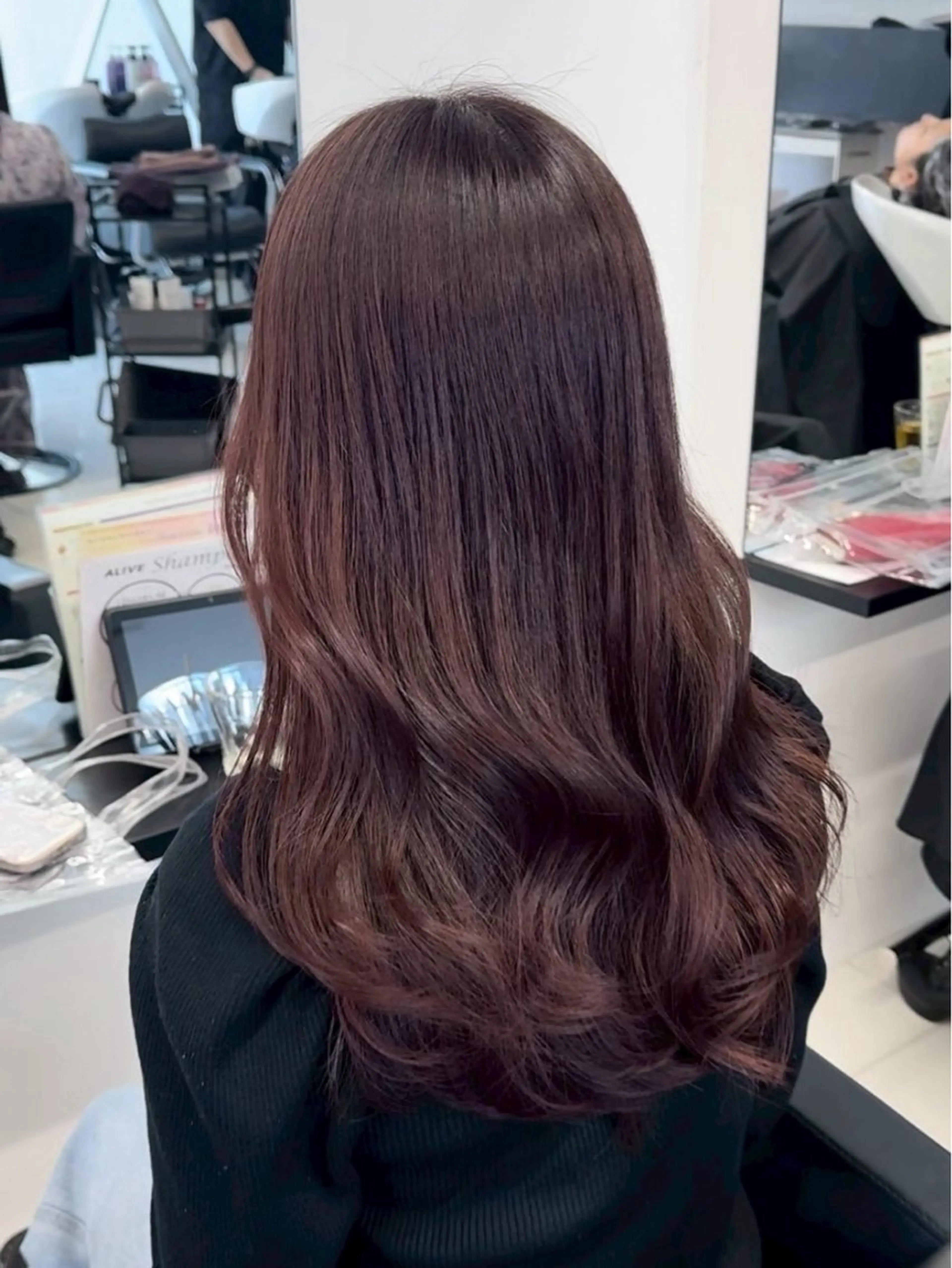 ロング カラー ヘアカラー トリートメント ALIVE吉祥寺✨ モデル募集中💕みくのヘアスタイル