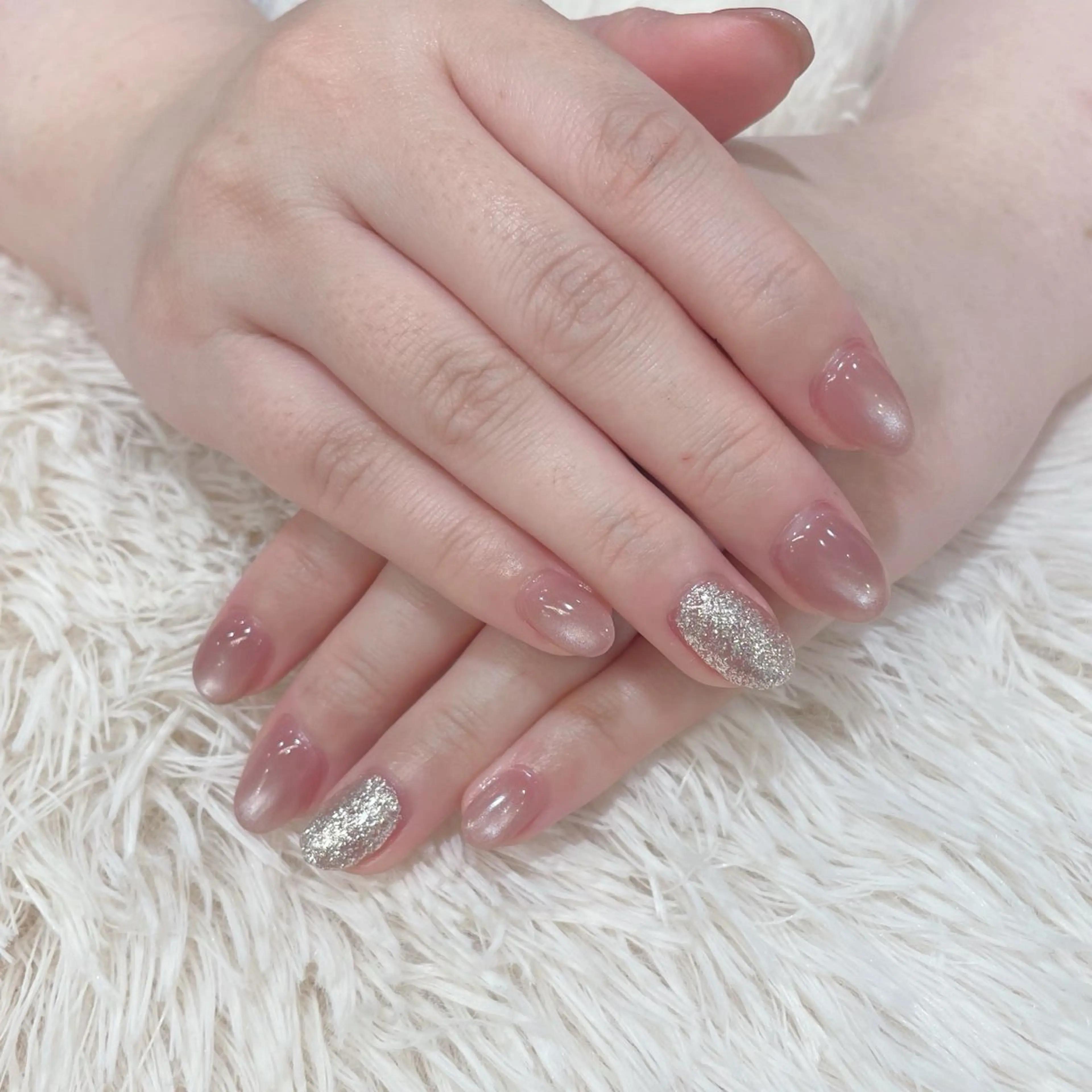 ネイル ラメ(グリッター) マグネットネイル ハンドネイル CITRON🍊 HARUKAのネイルデザイン