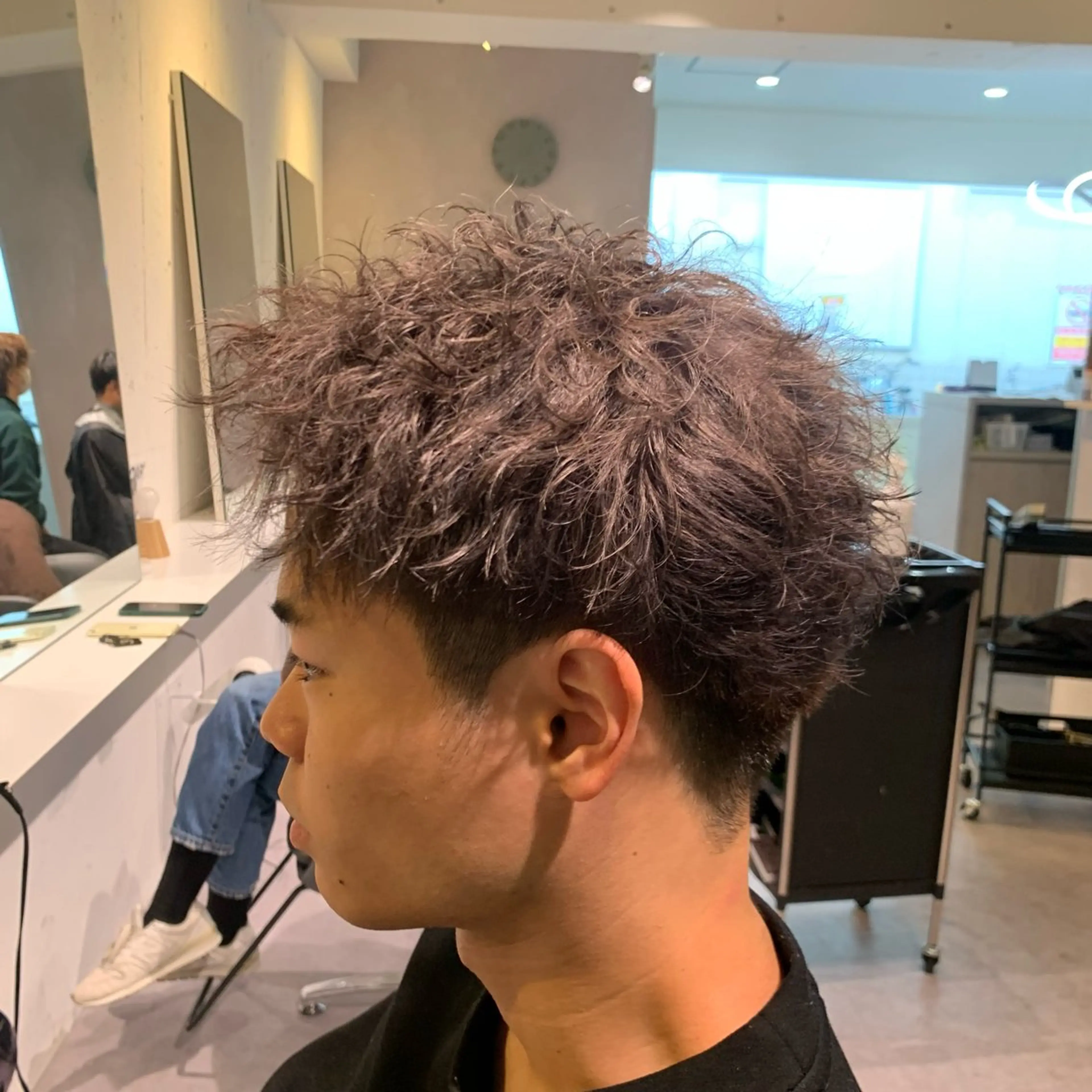カラー メンズ 濱口 健慎のヘアスタイル