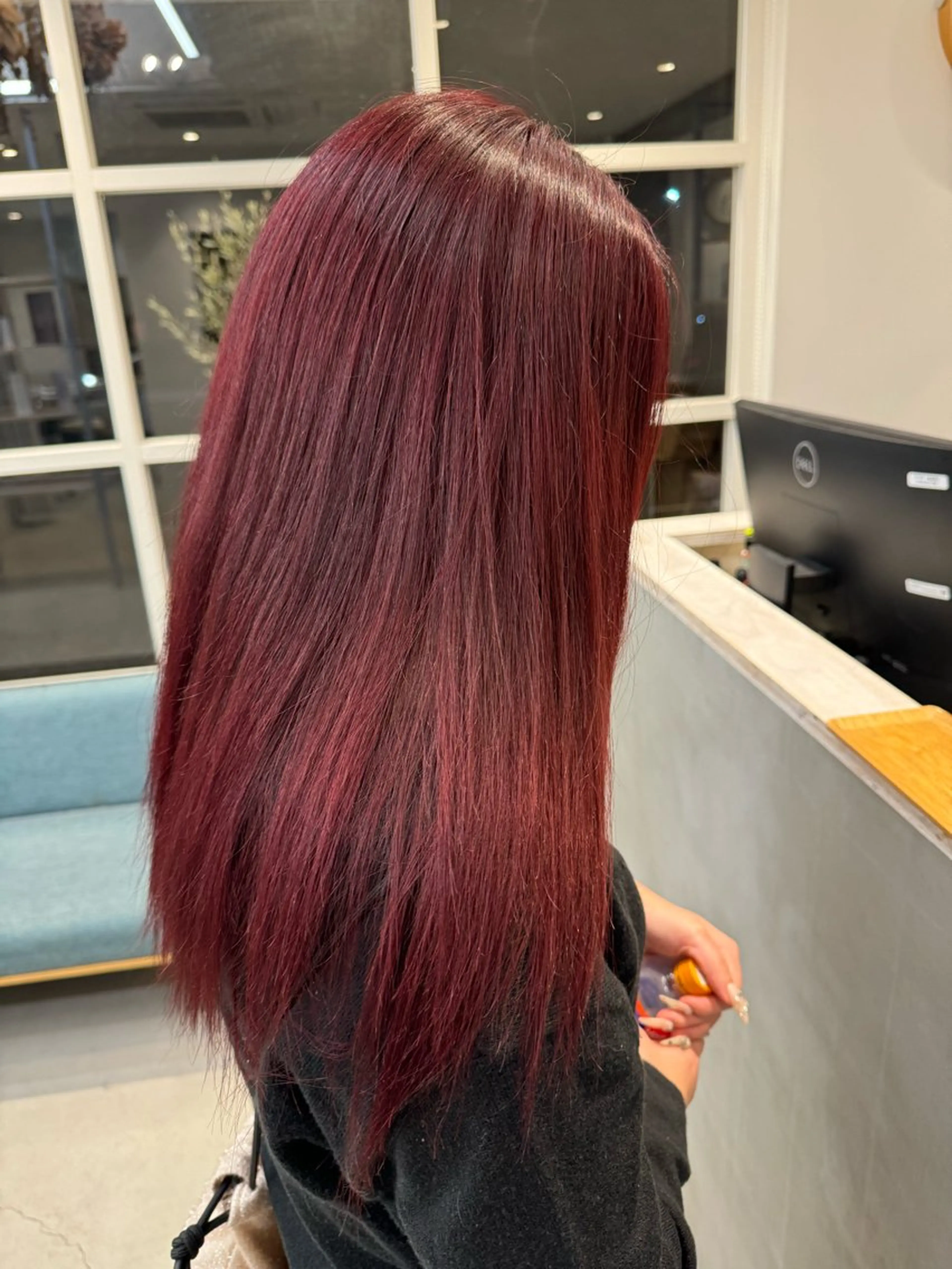 ロング ハイライト レイヤーカット ヘアカラー YUME/ ブリーチ／ハイライトのヘアスタイル