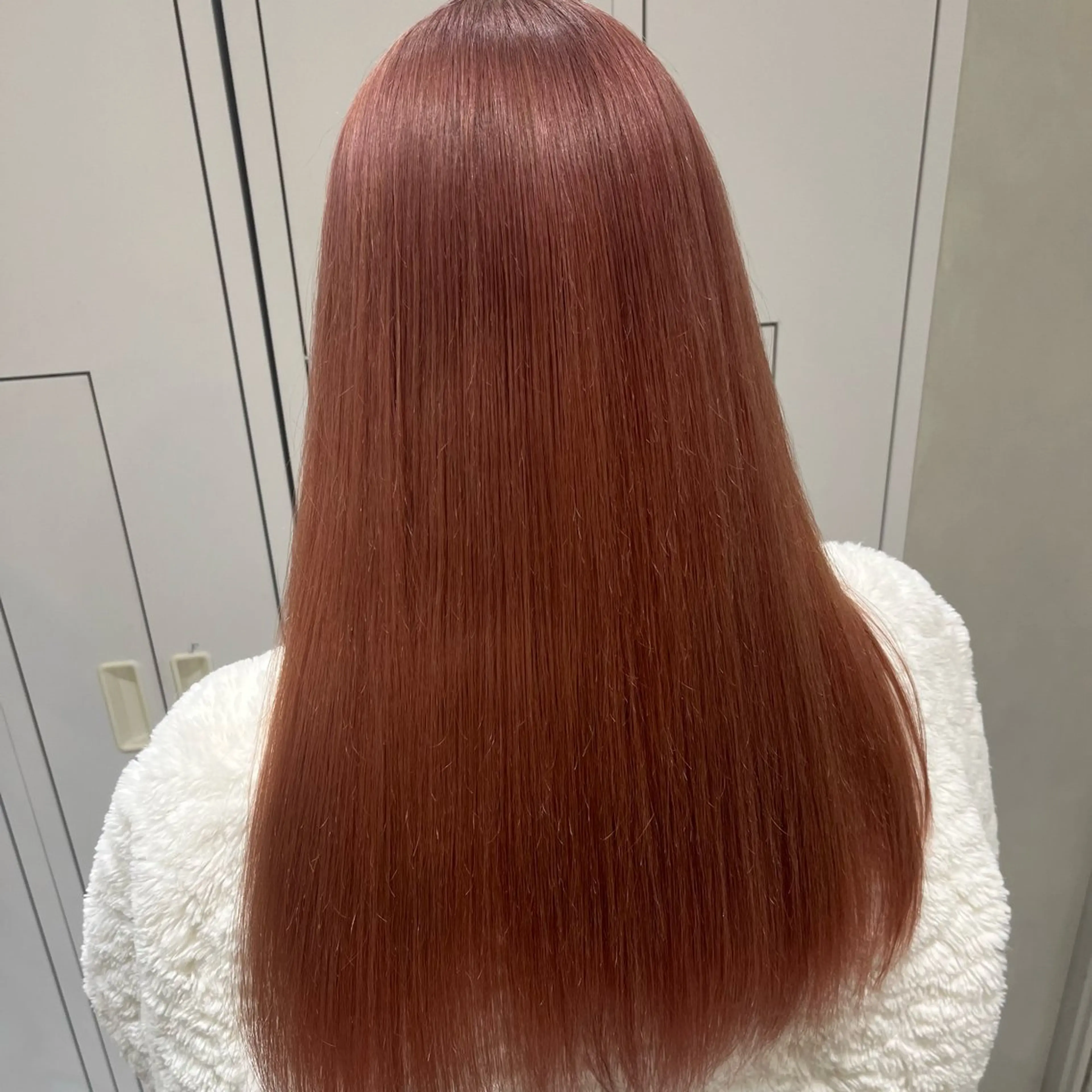 ロング カラー ベージュカラー ブリーチ ハイトーンカラー ピンクカラー ピンクベージュ 💖ブリーチ/暖色 𝐘𝐮𝐢💖のヘアスタイル