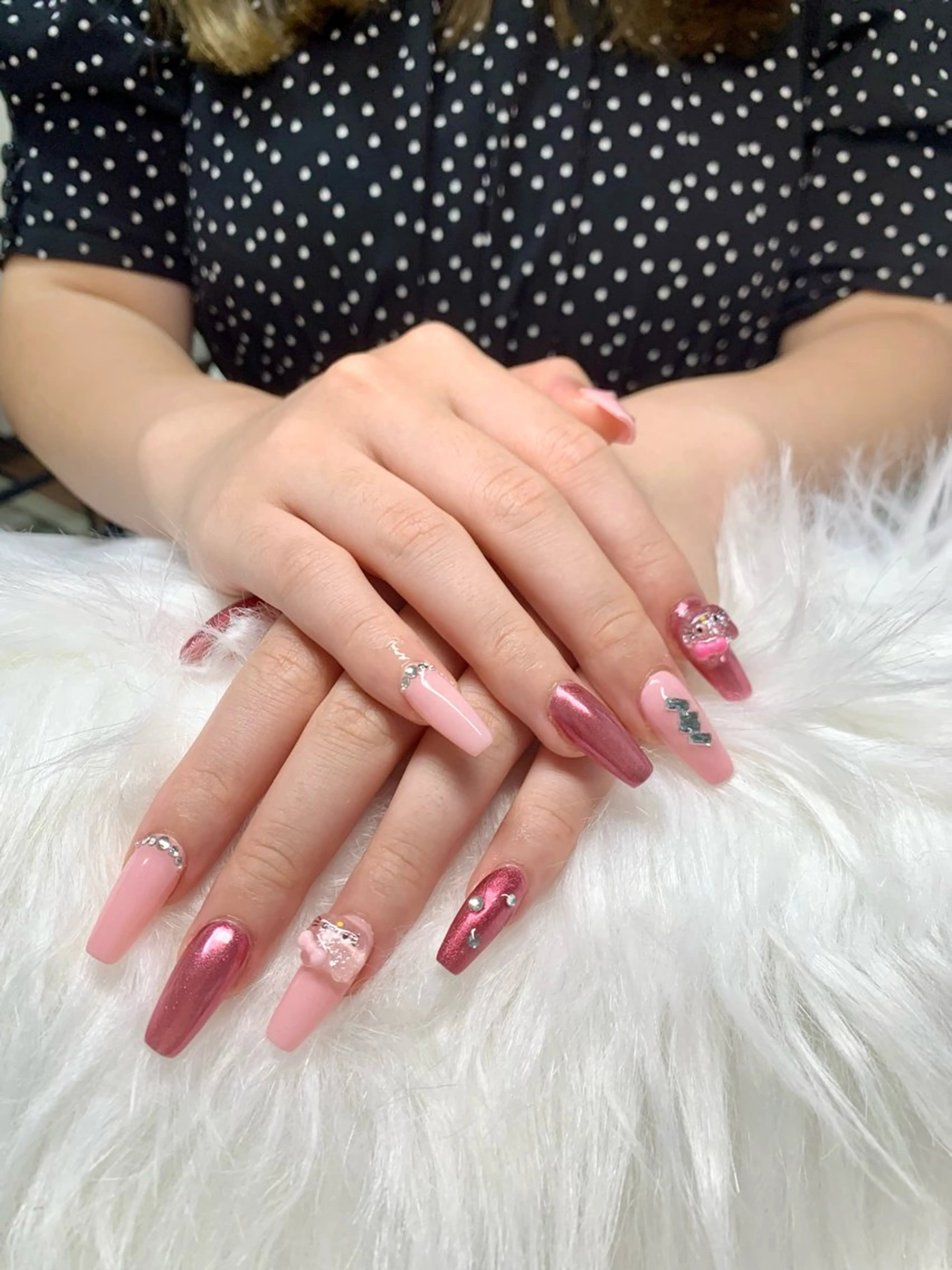 ネイル 長さ出し ネイルチップ Lily nails studio所属・Lily nails studioのネイルデザイン