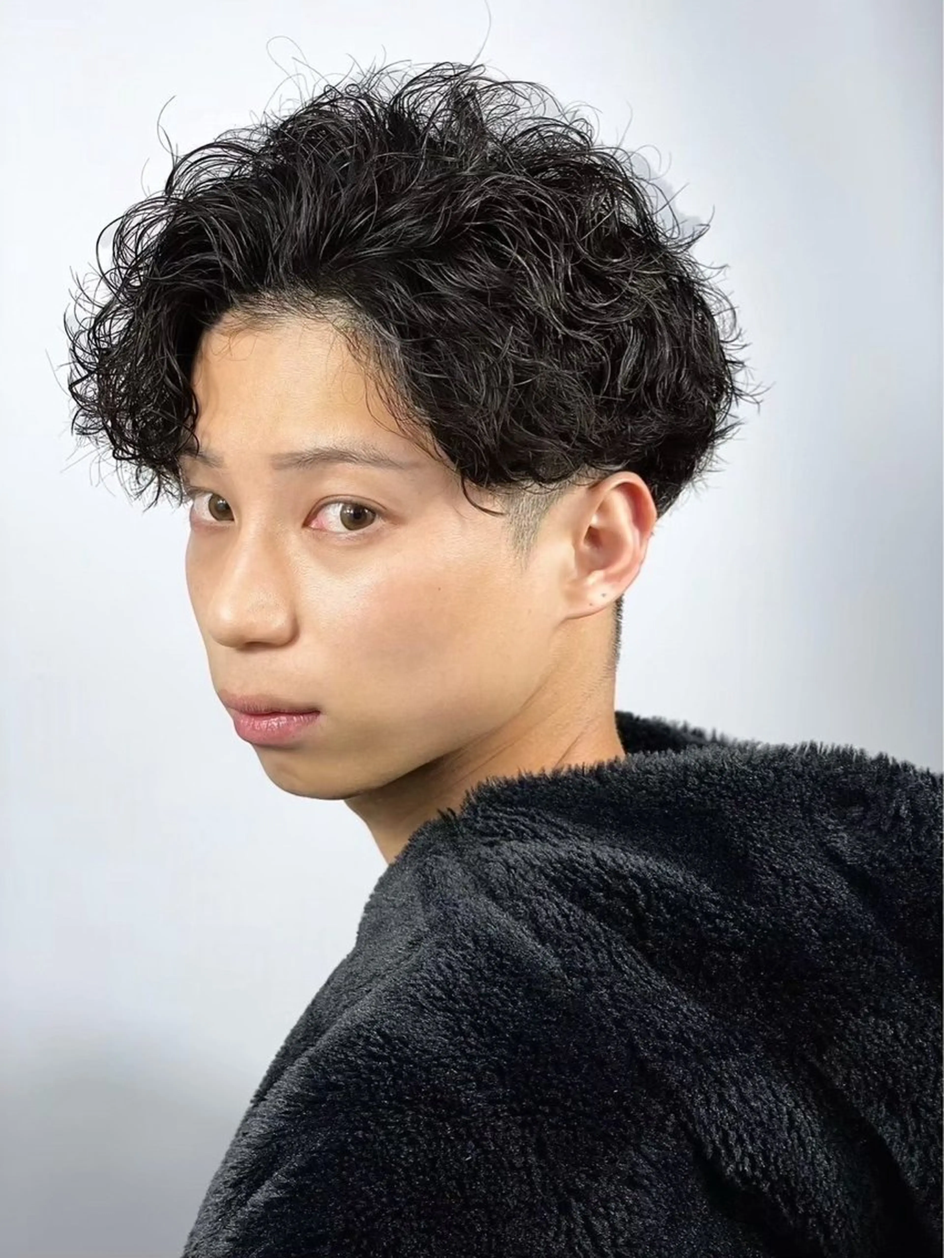 ミディアム カット パーマ ⚡️メンズ特化⚡️ 倉林 隼大のヘアスタイル