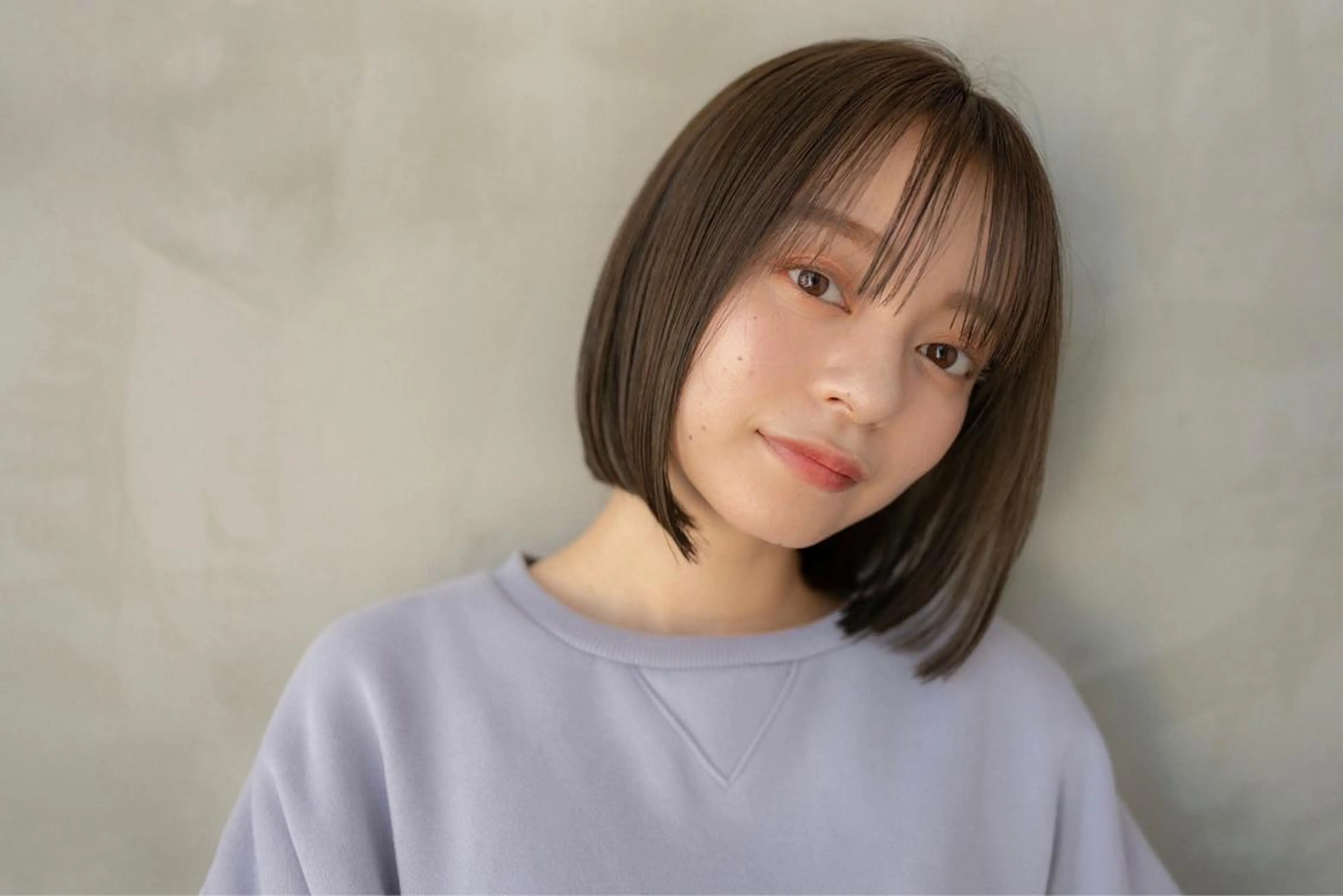 ミディアム カラー カット ヘアカラー トリートメント 🉐レイヤー/塩見 弘樹🉐渋谷のヘアスタイル