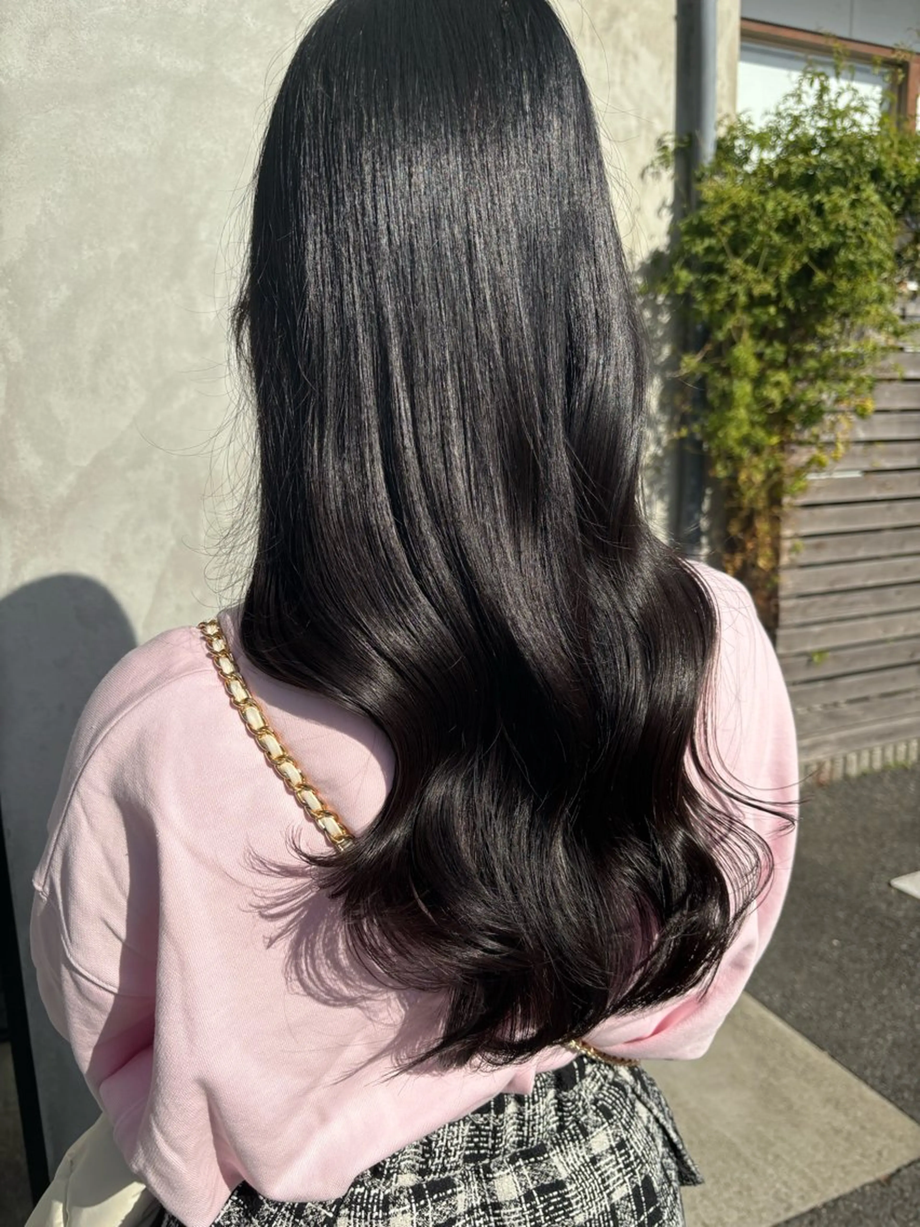 ロング カラー 石川 舞のヘアスタイル
