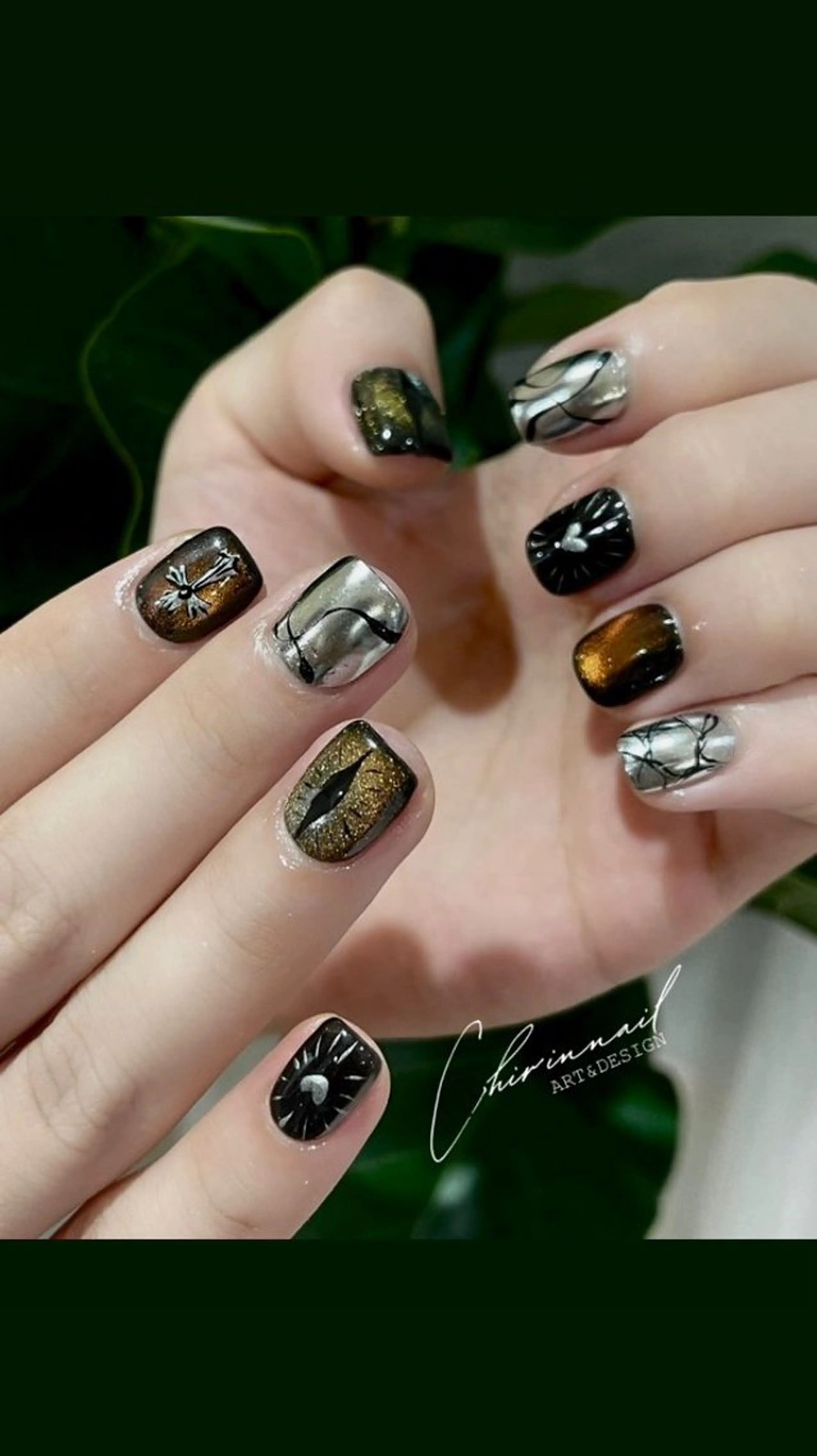 ネイル ハロウィン ちりんネイル所属・chirin nailのネイルデザイン