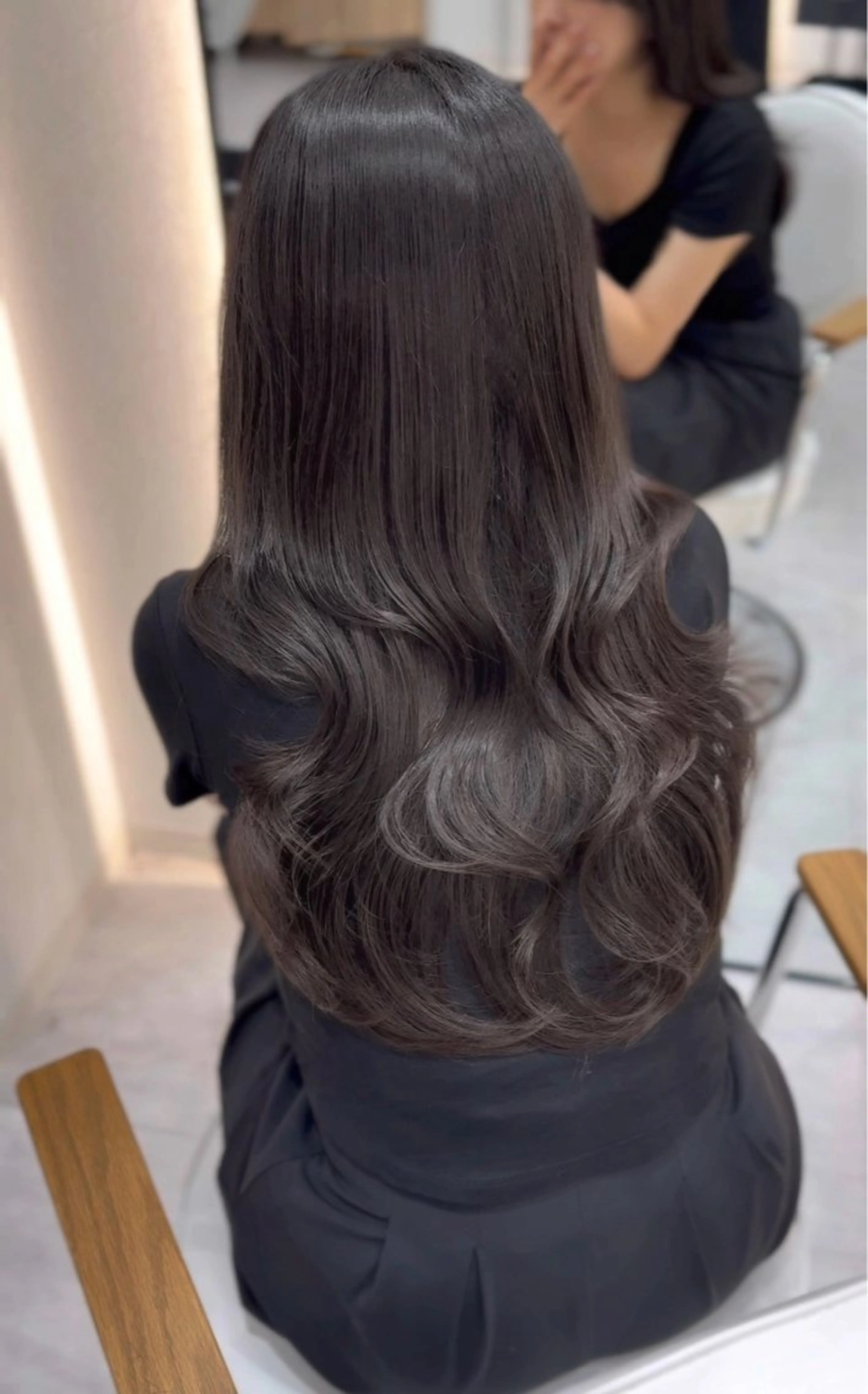 ロング カット ヘアカラー トリートメント 🩶レイヤー/艶髪/ 顔周り/韓国風/輝士のヘアスタイル