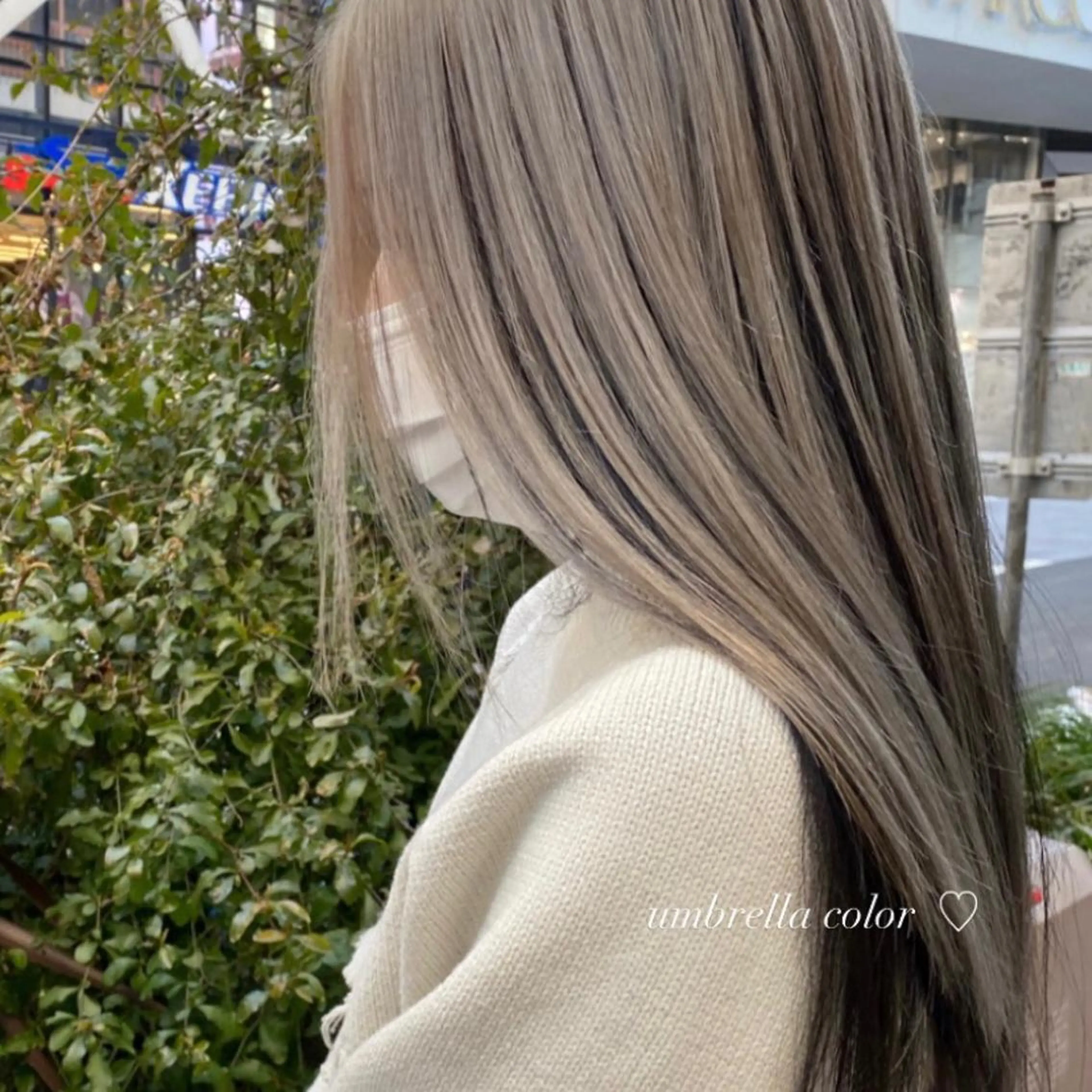 ロング 韓国レイヤー/透明感 カラー🦋mioのヘアスタイル