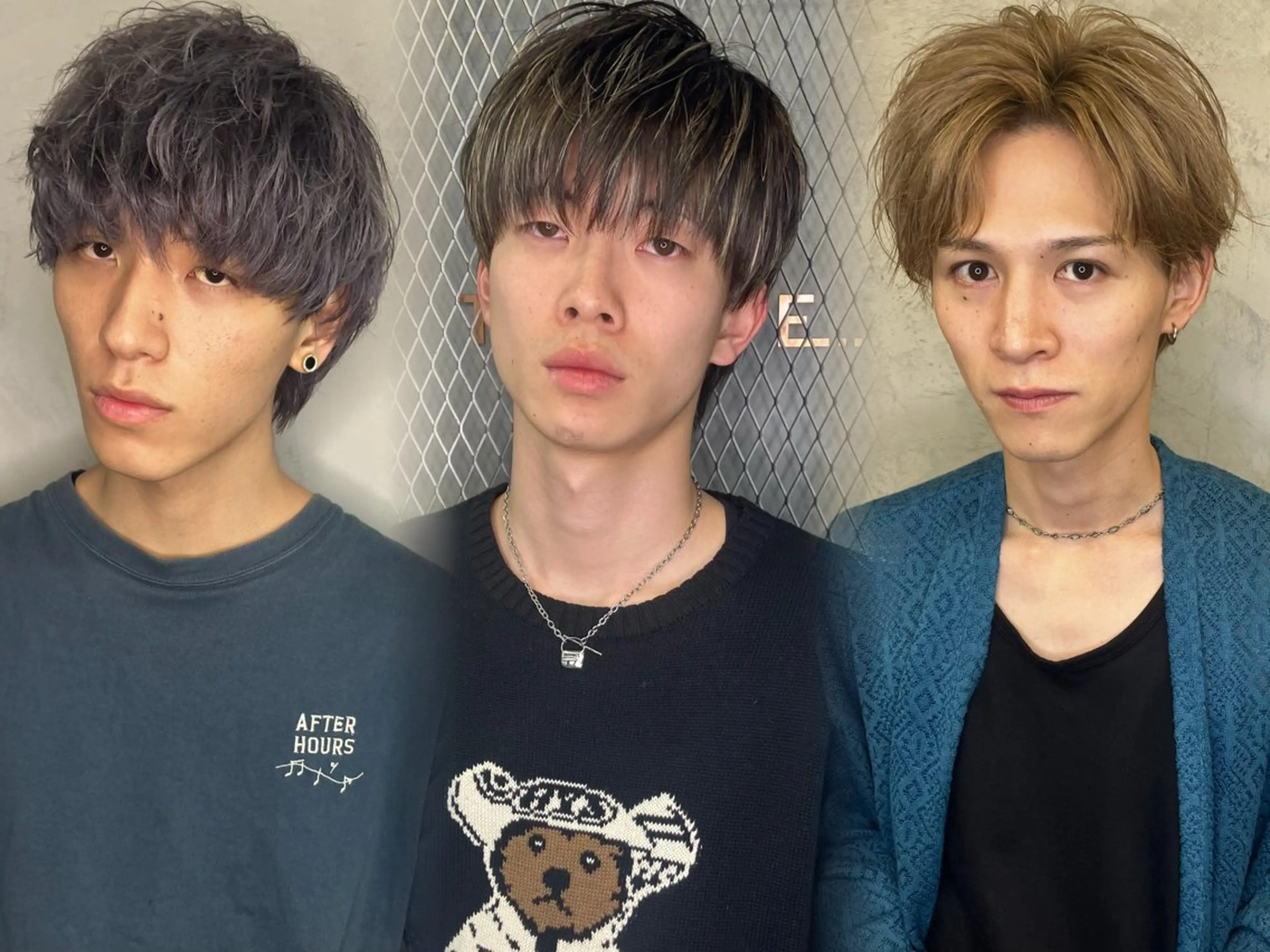 ショート カラー メンズ カット ヘアカラー センターパート メンズカット町田佑人のヘアスタイル
