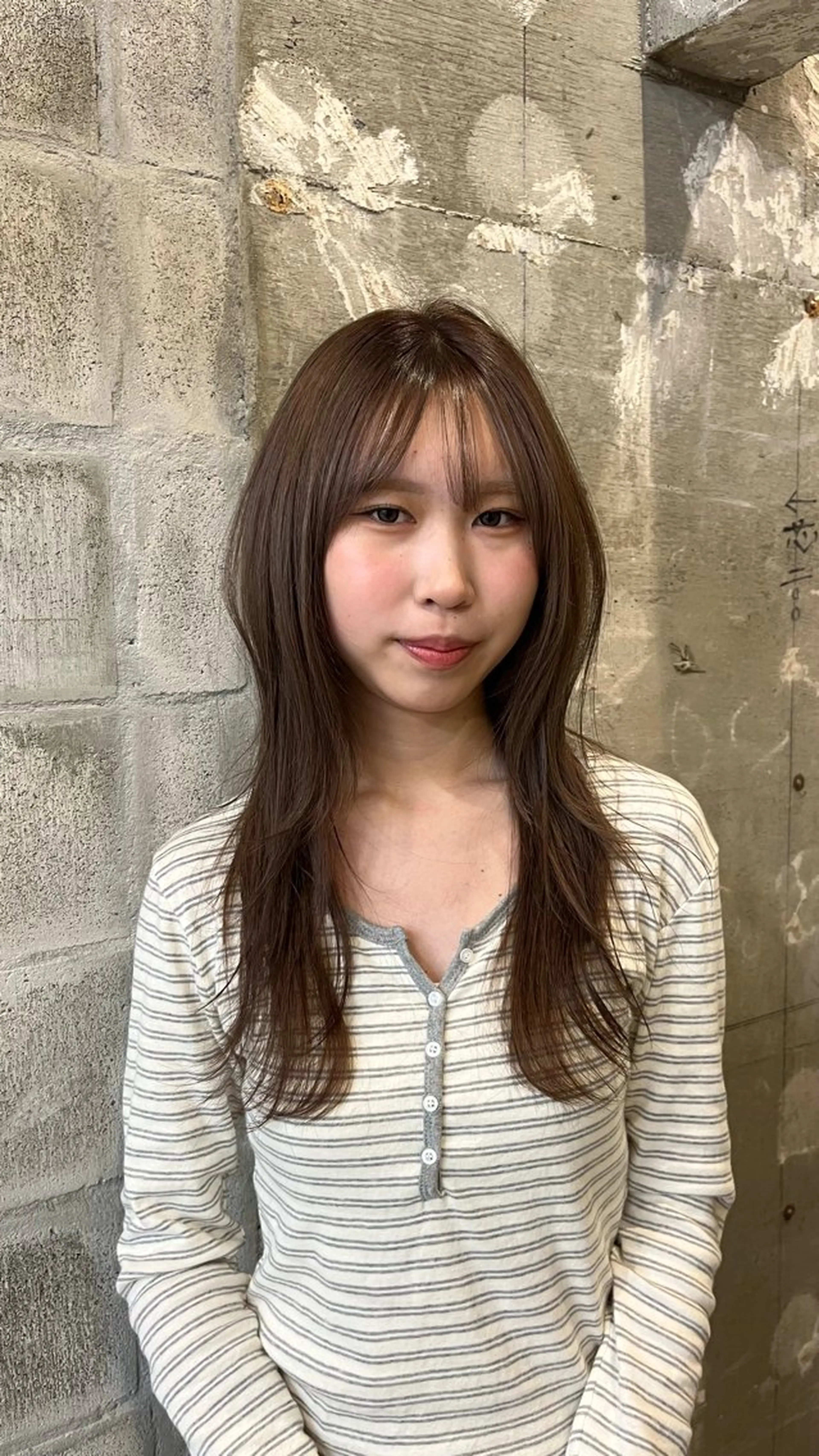 ロング ヘアカラー riko／ SYS by fitのヘアスタイル