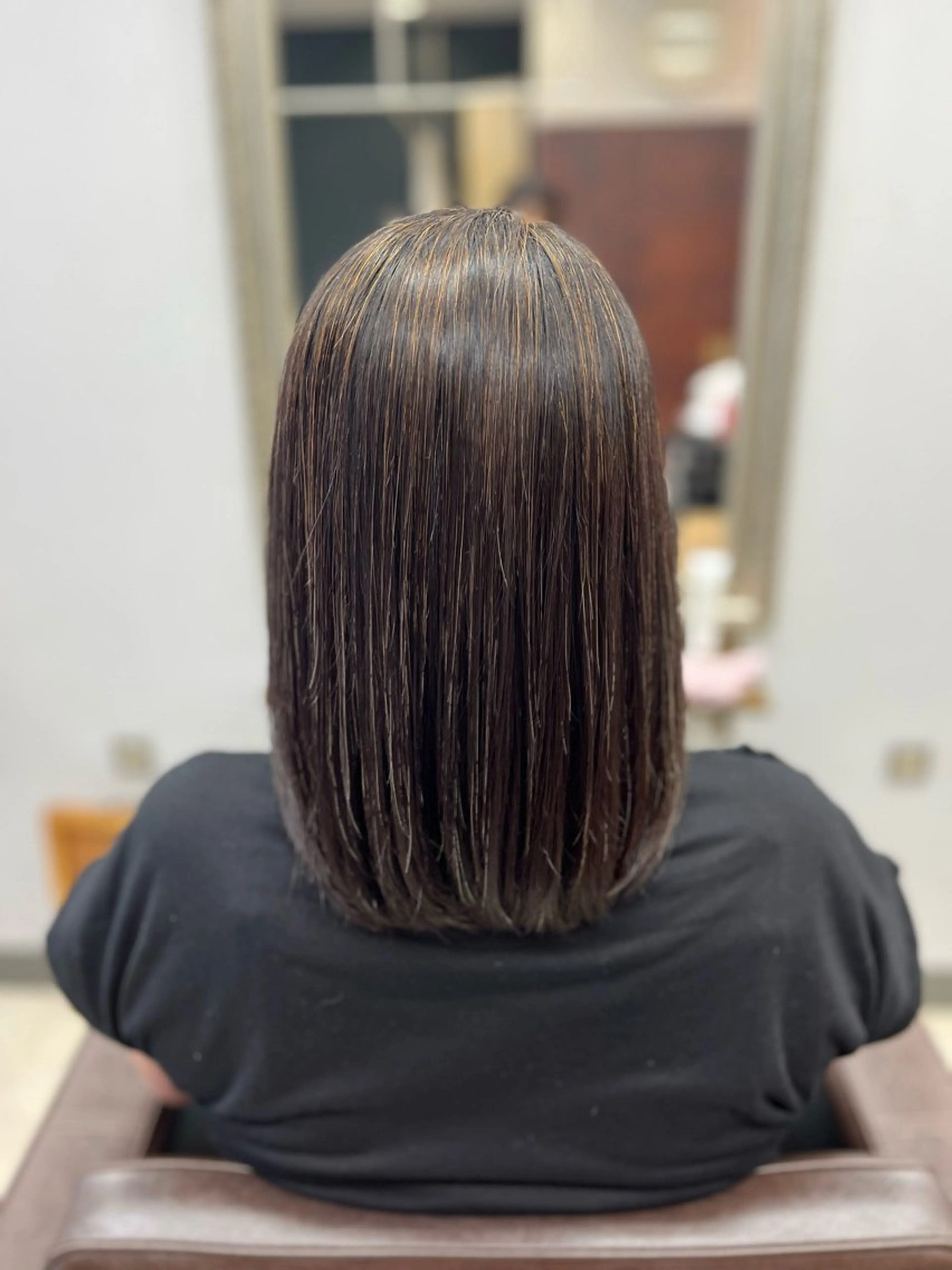 ミディアム パーマ ヘアアレンジ 縮毛矯正 Crescere所属・小島 凜のヘアスタイル