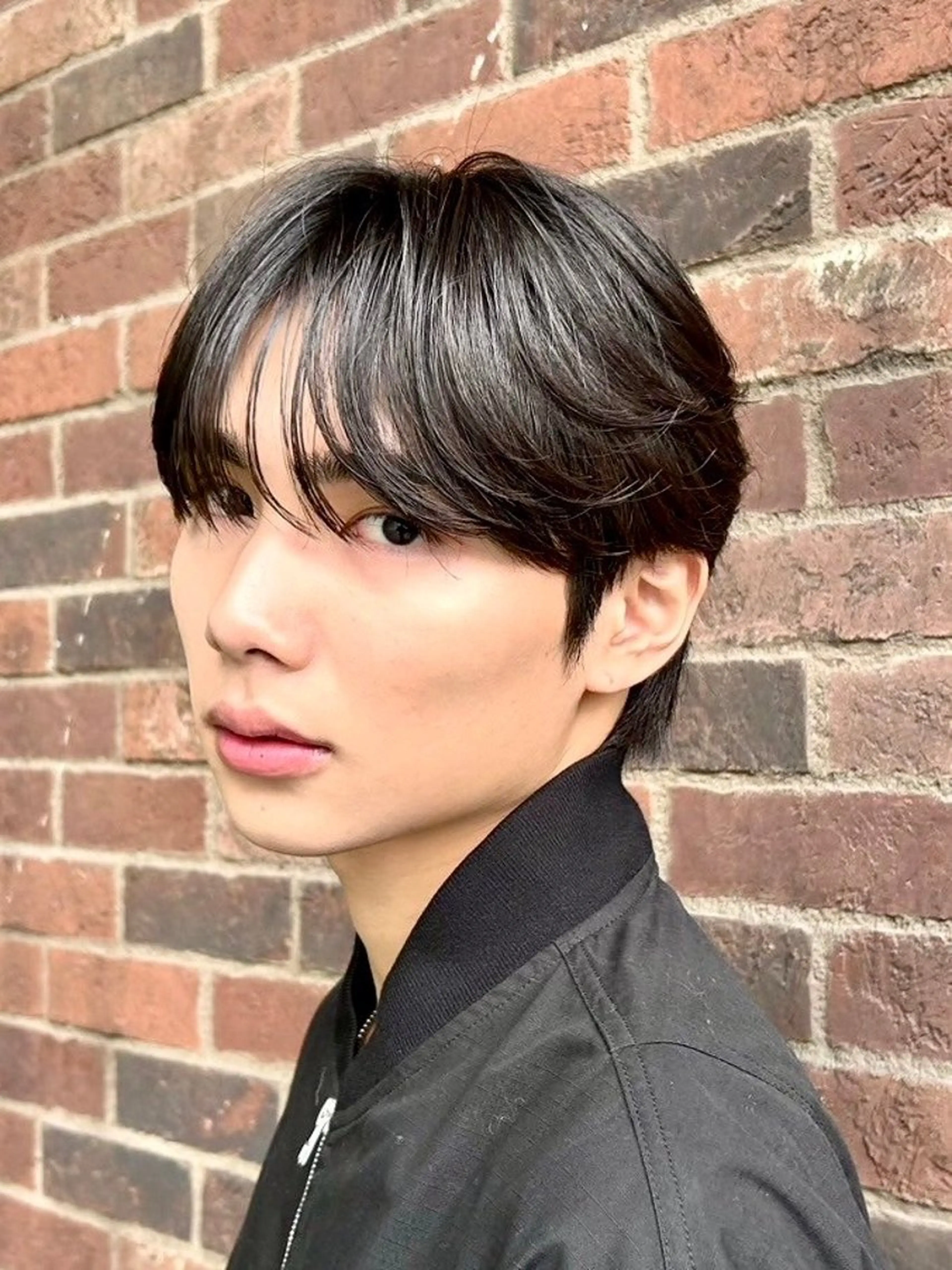 ショート メンズ ダウンパーマ メンズ韓国風 メンズパーマ 韓国風ヘア カット パーマ ダウンパーマ韓国ヘア 片岡駿のヘアスタイル